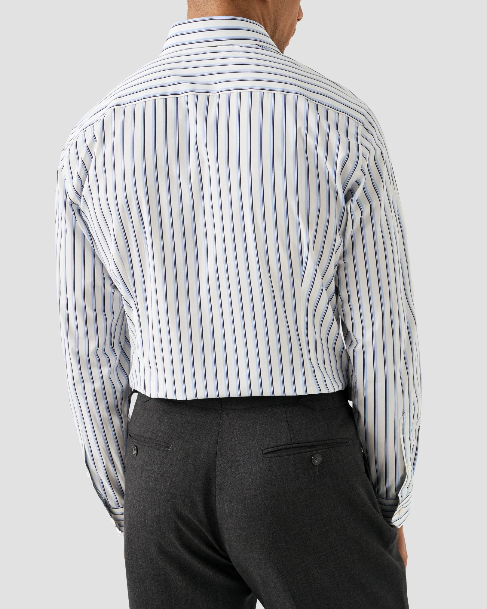Eton - Striped Supima 120 Poplin Shirt