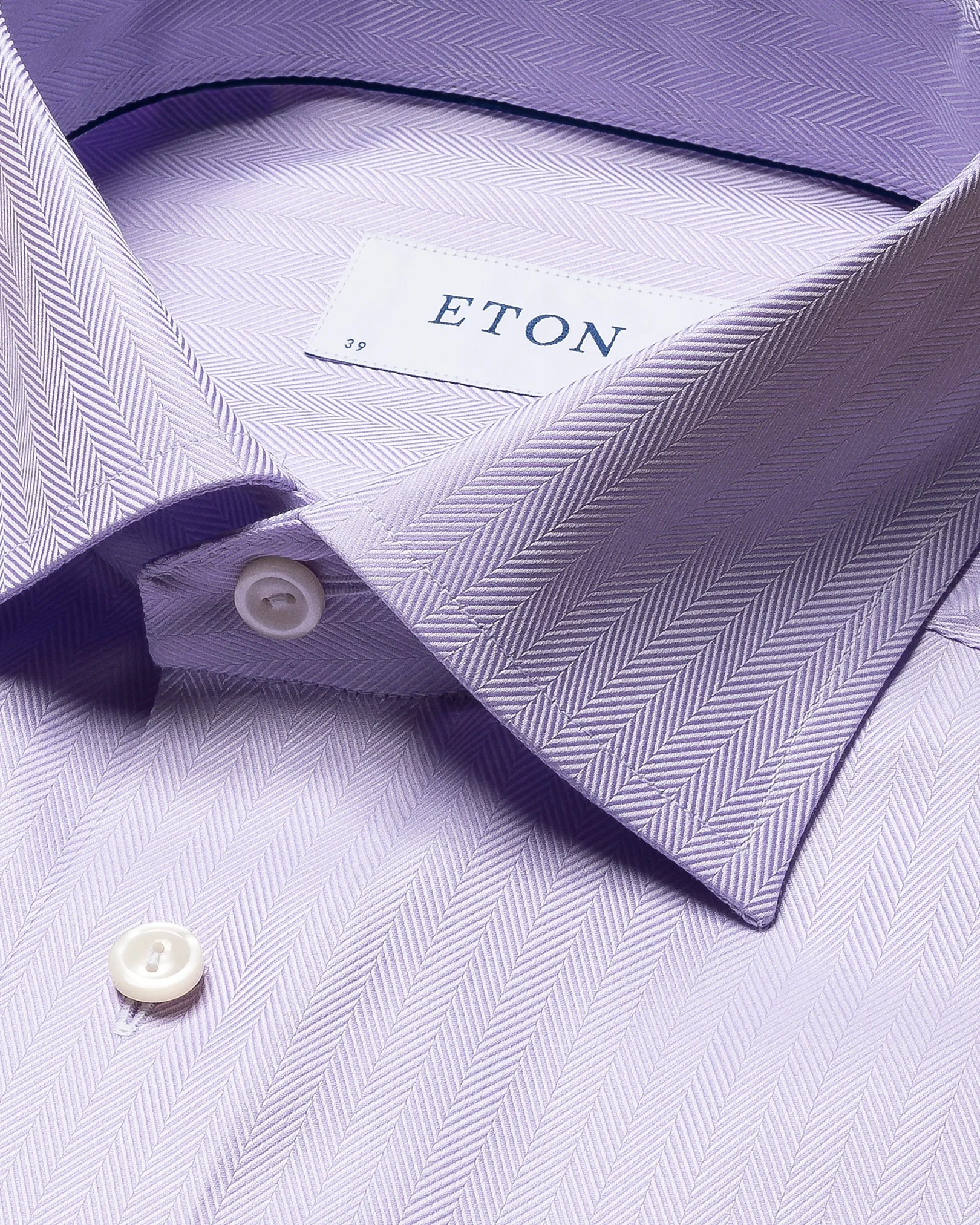 Eton - light purple signature twill cut away single classic