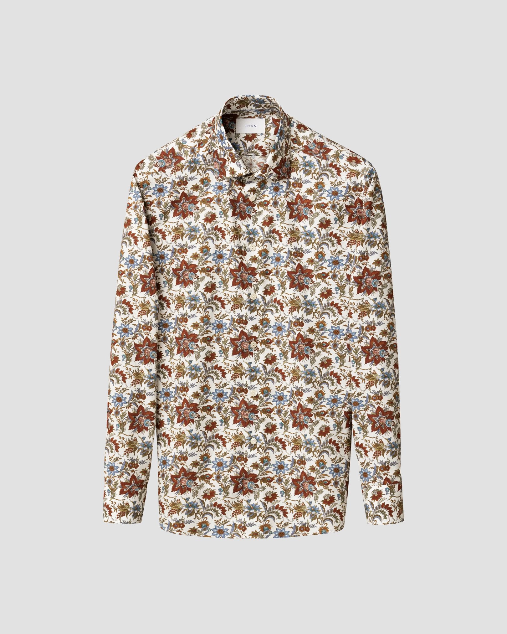 Eton - Floral Print Signature Twill Shirt