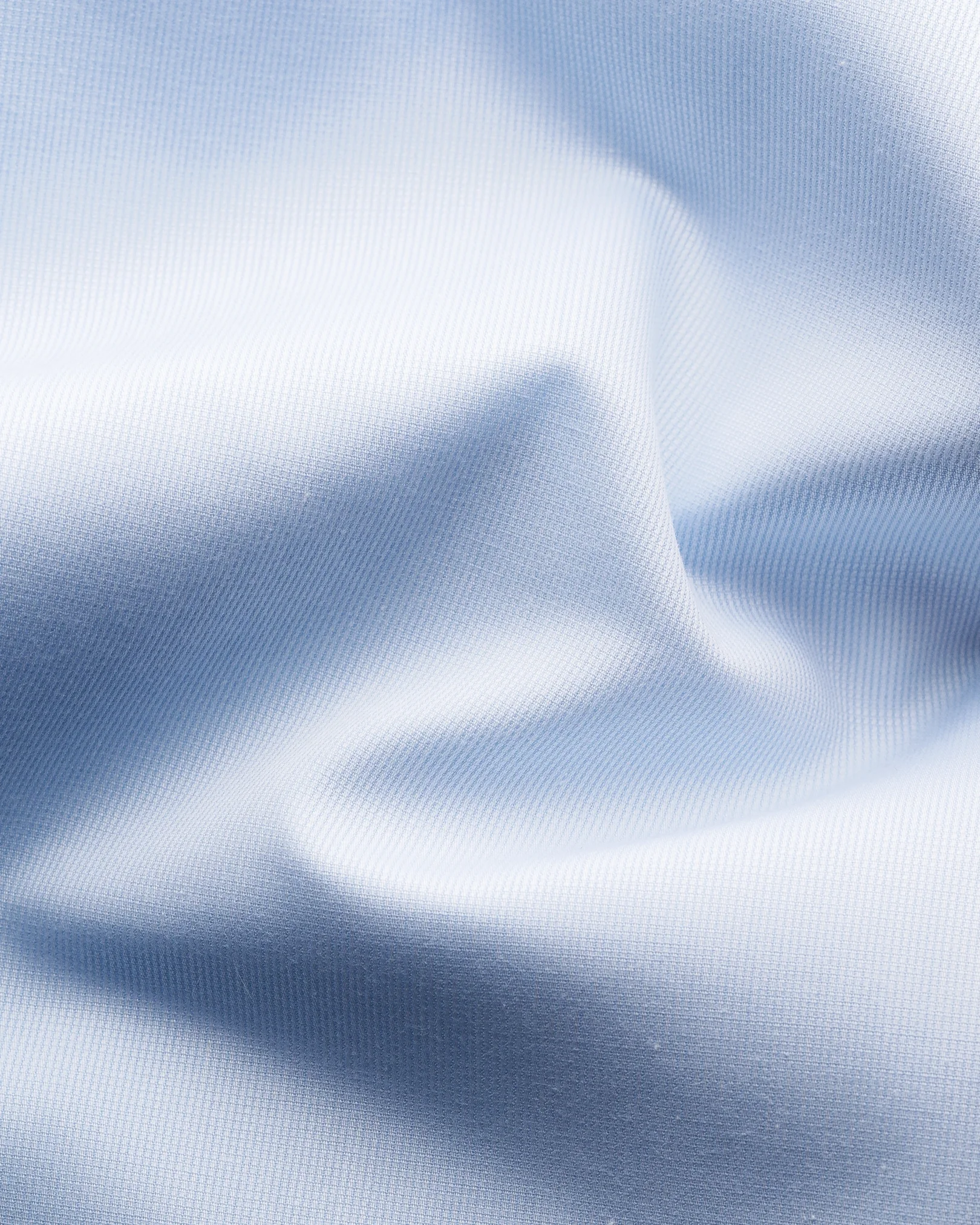 Eton - light blue semi solid piquet shirt