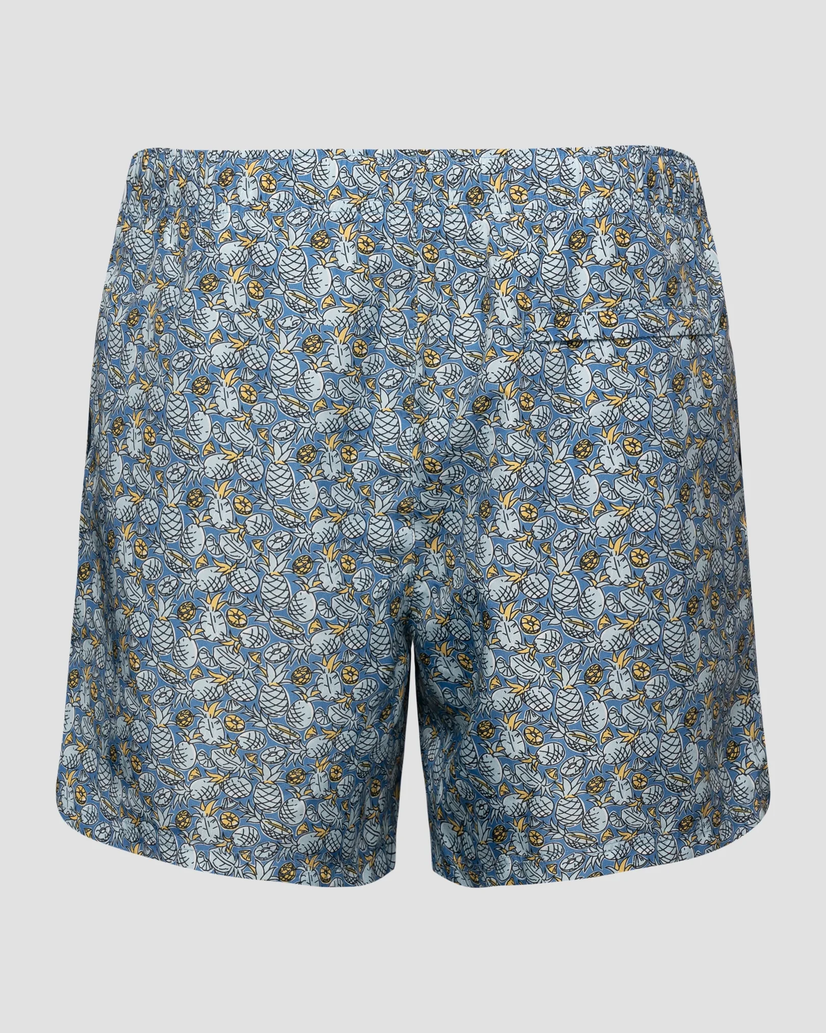 Eton - mid blue pineapple swimshorts