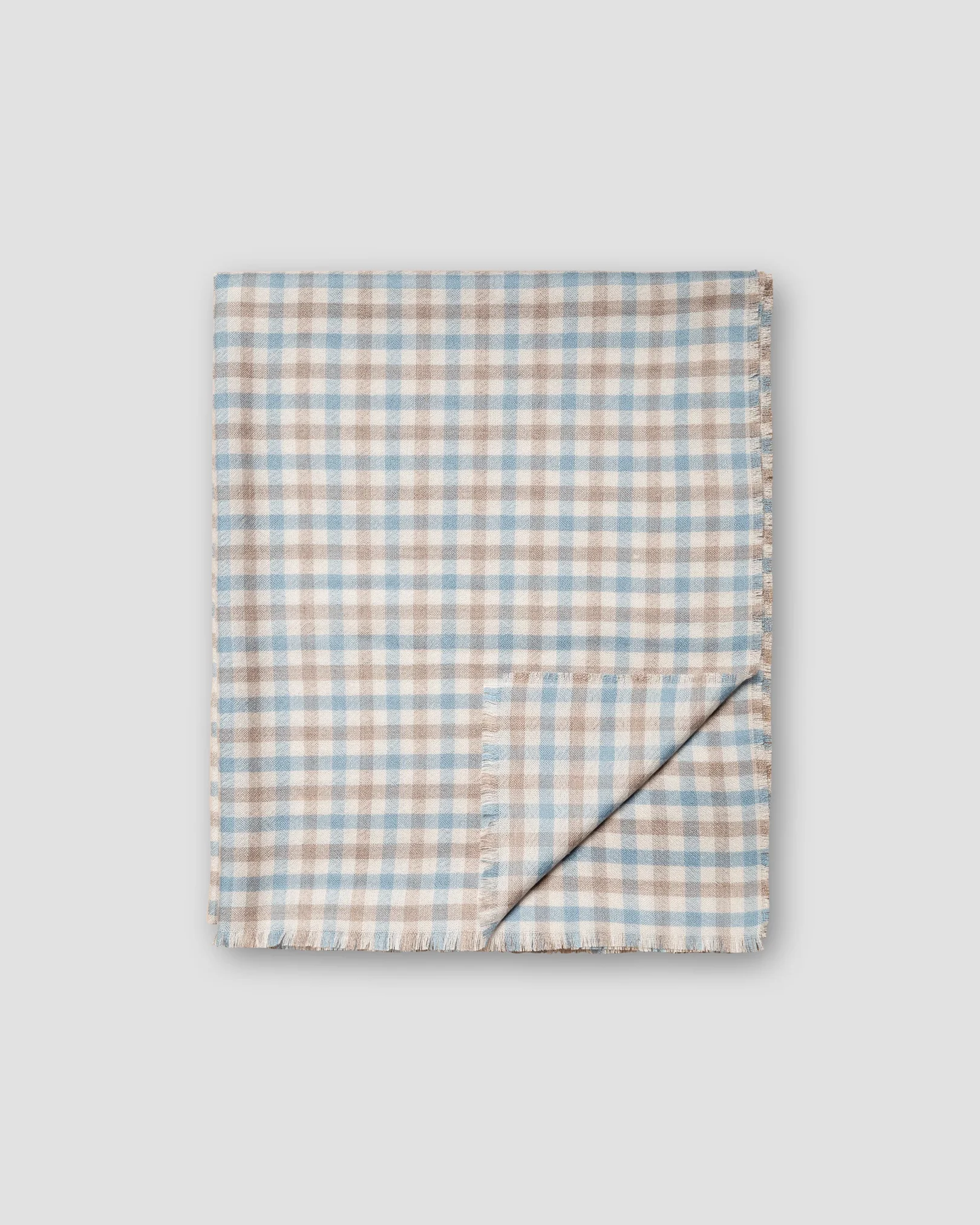 Eton - light blue cashmere scarf