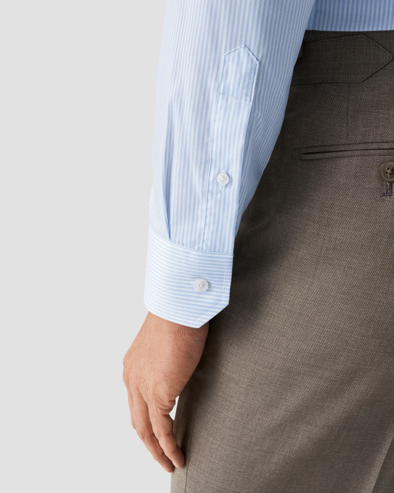 Eton - light blue mens shirt business