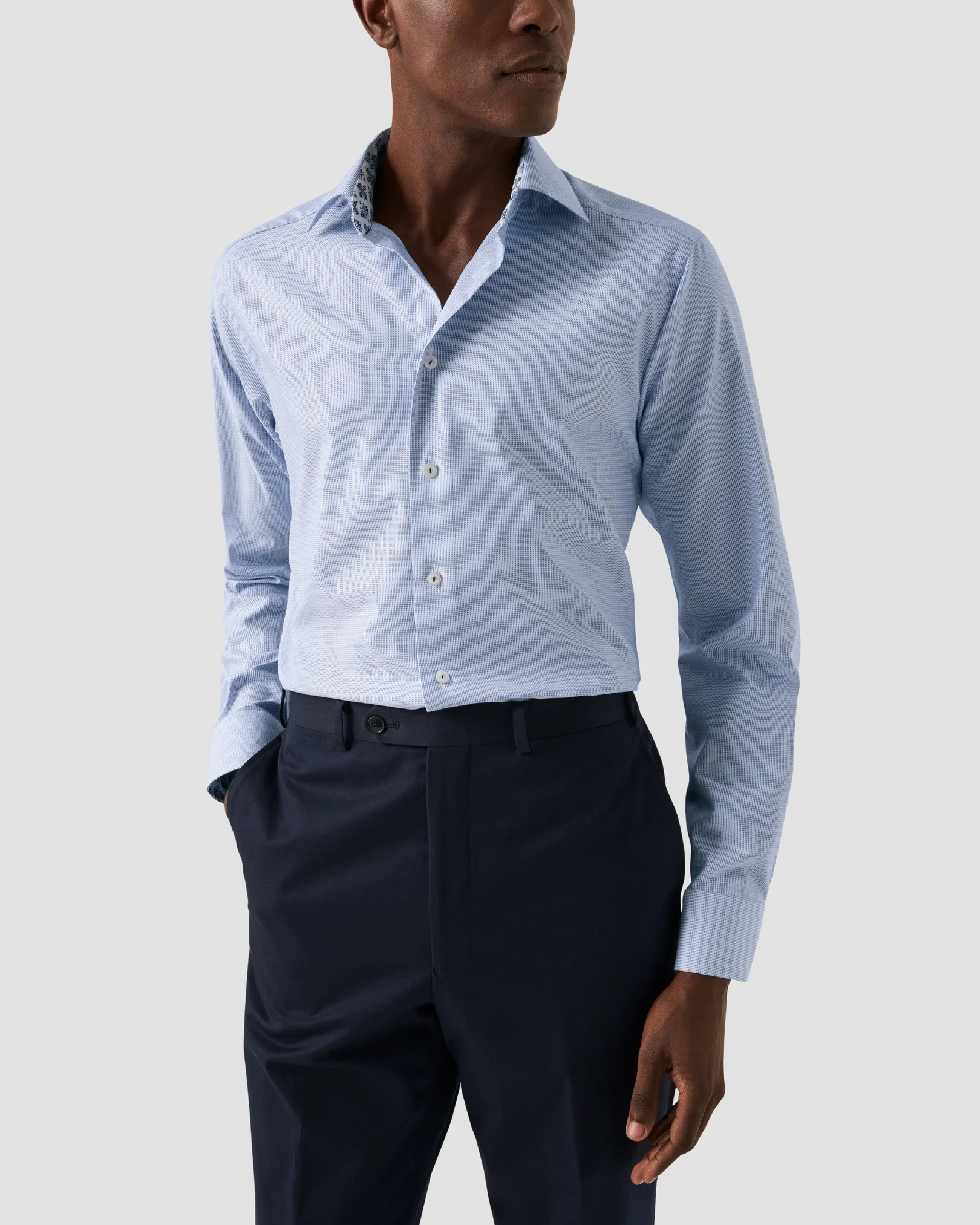 Eton - Semi Solid Cotton TENCEL™ Lyocell Shirt