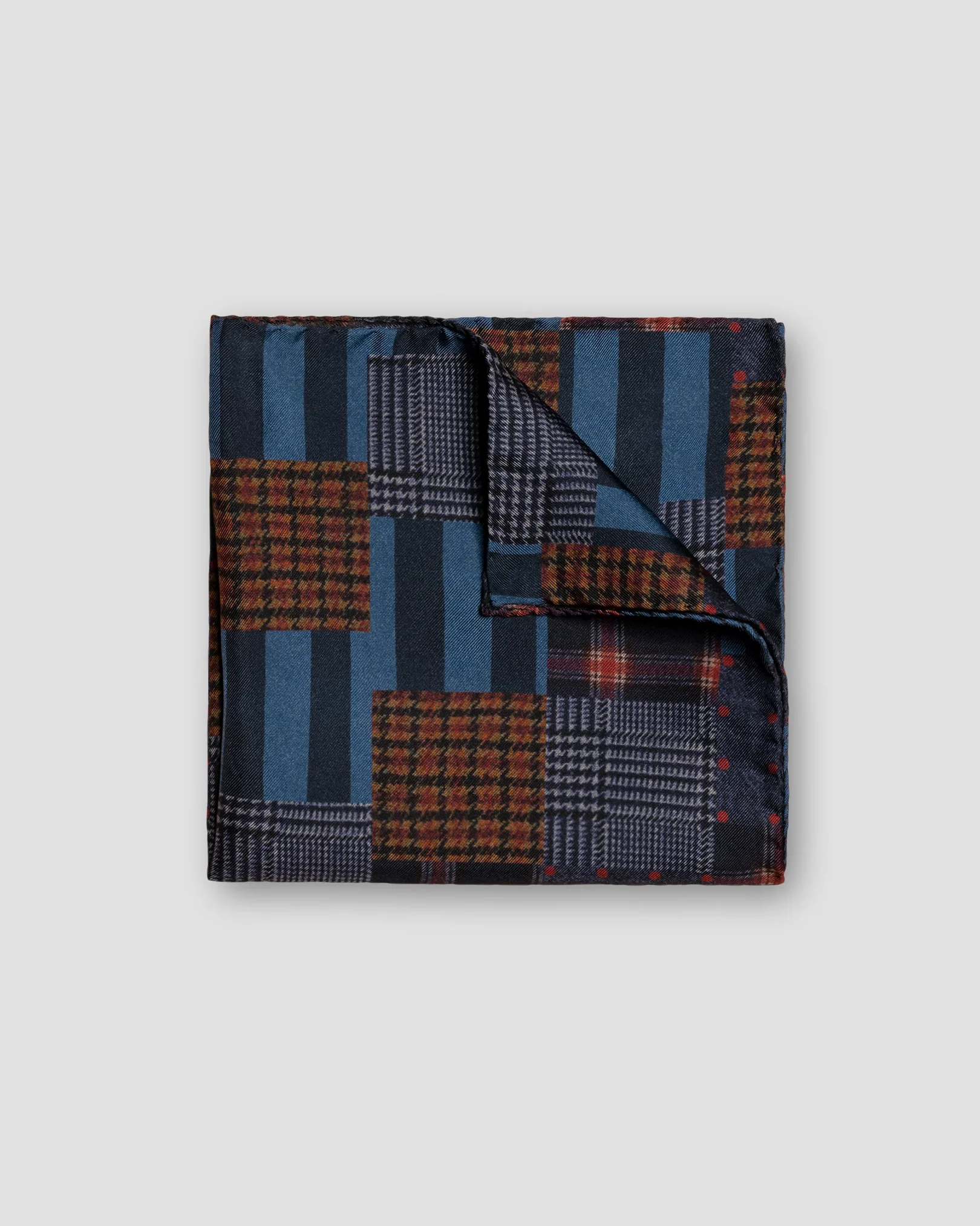 Eton - patchwork pocket square