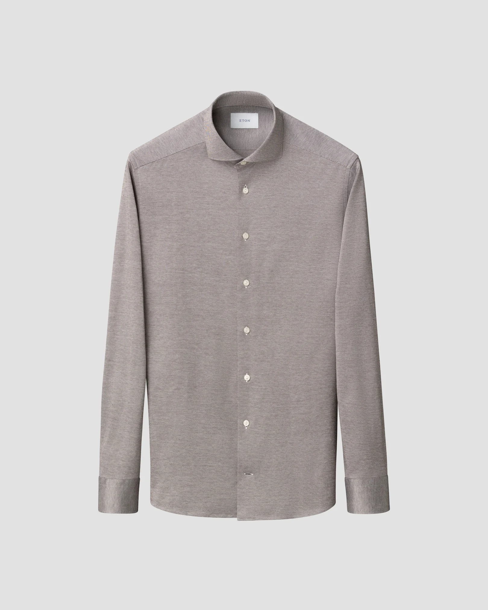 Eton - filo di scozia knit shirt 256