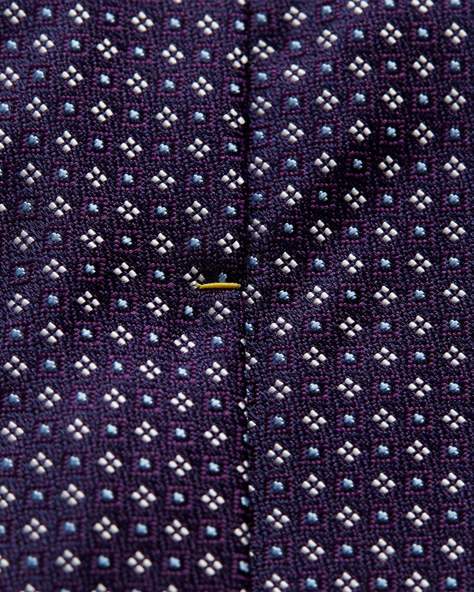 Eton - dark purple micro flower print