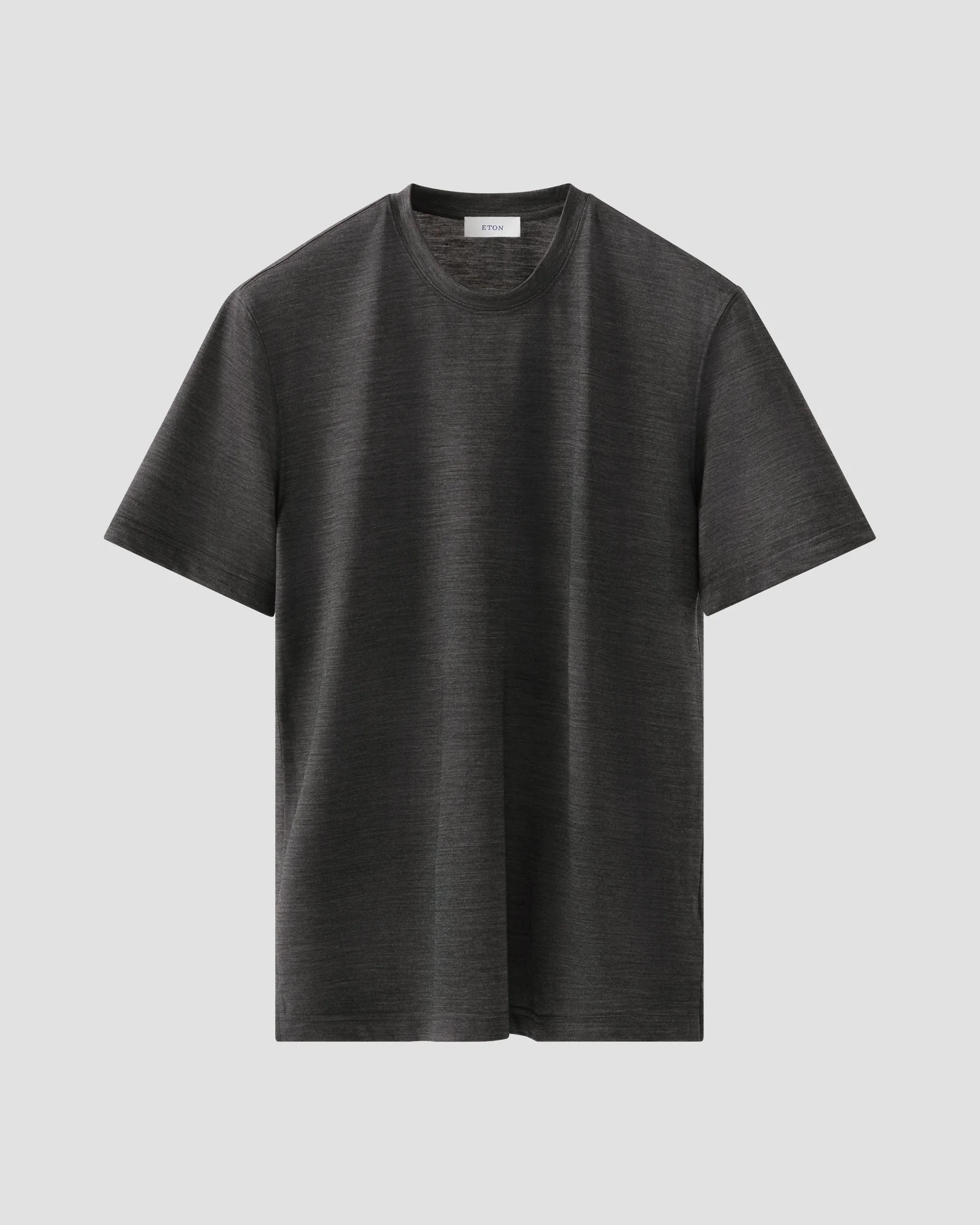 Eton - merino wool t shirt dark grey