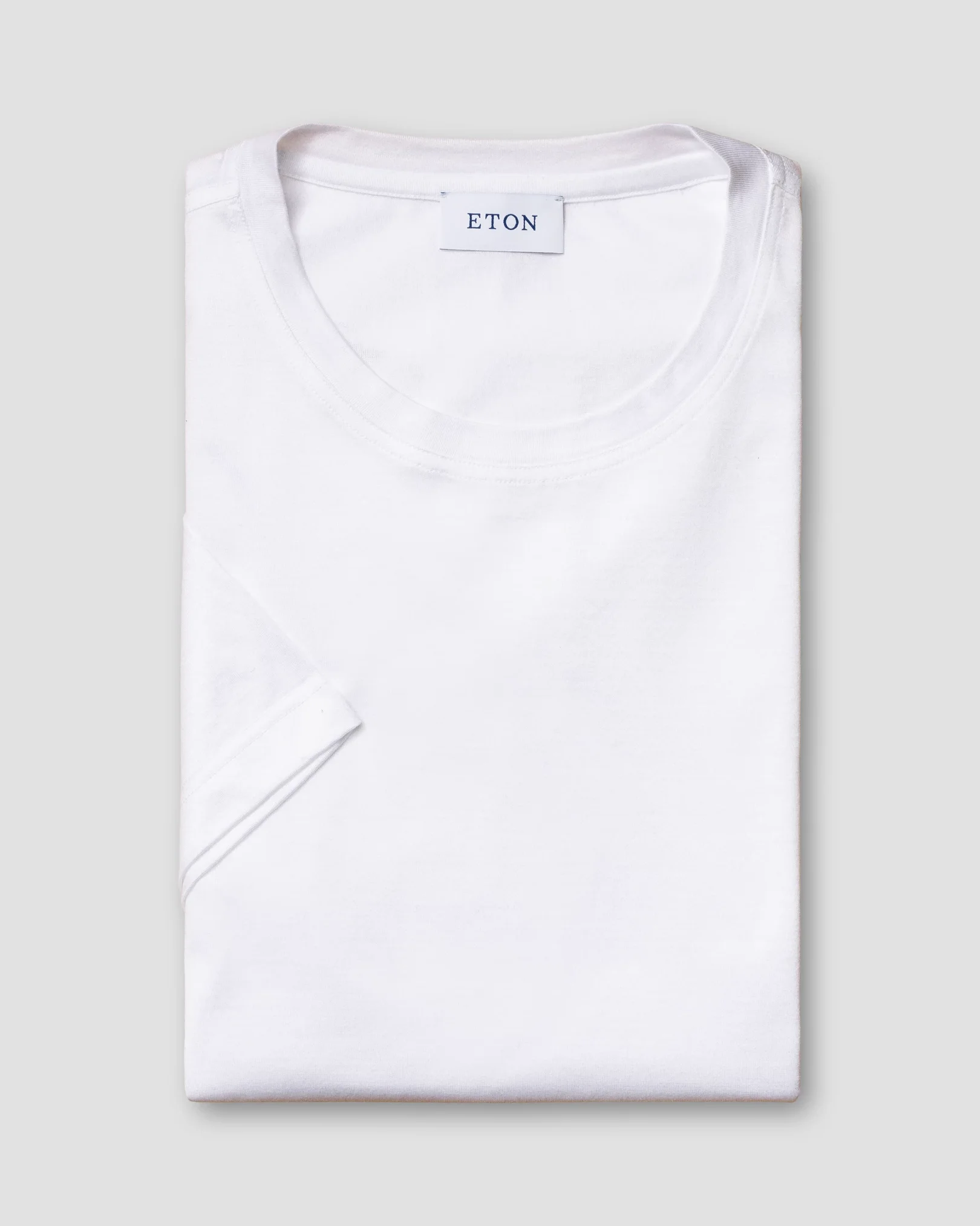Eton - white filo di scozia cotton t shirt