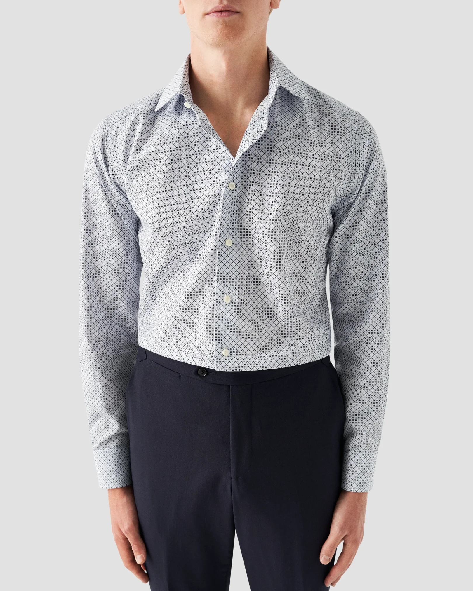 Eton - light blue poplin cut away 238