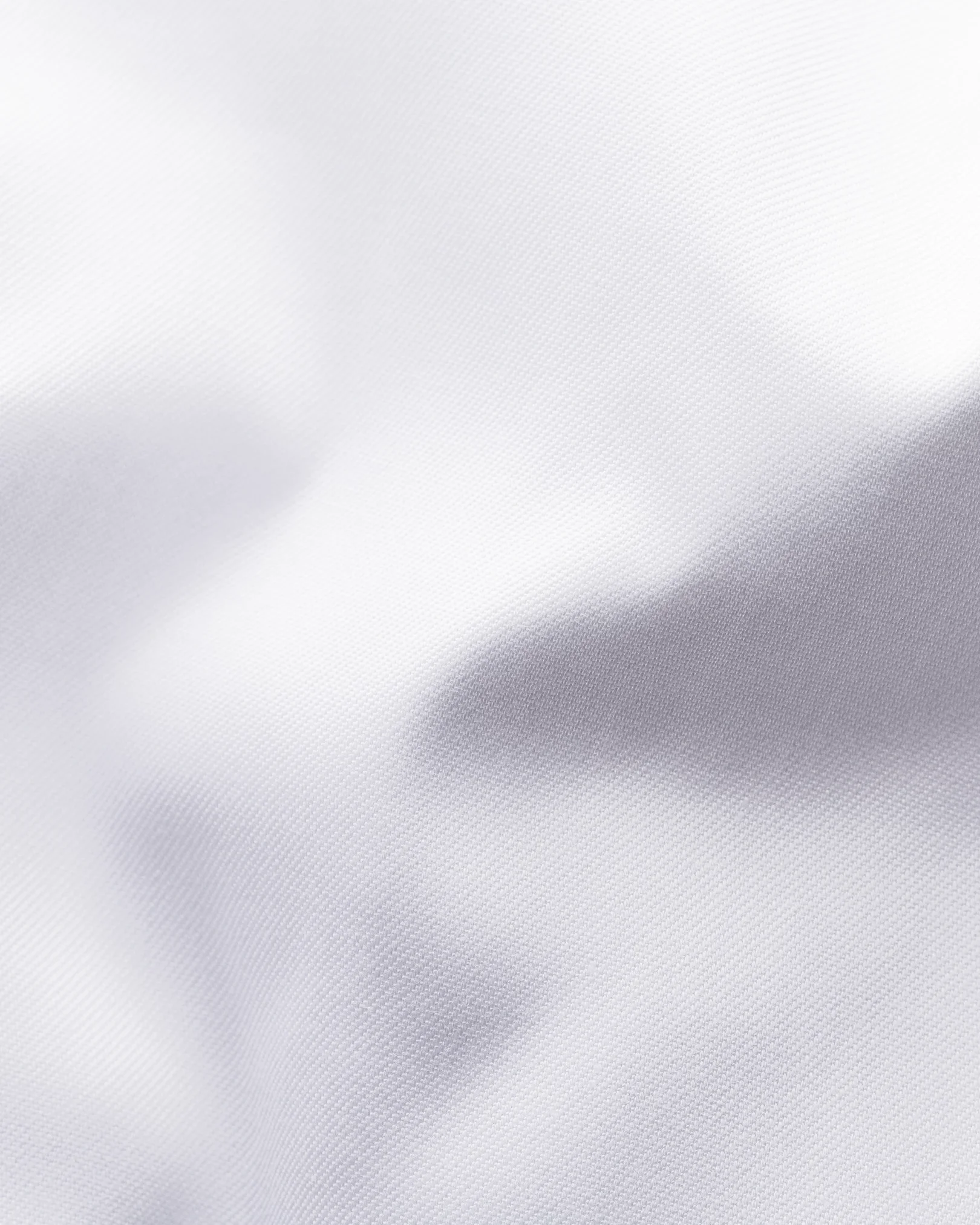 Eton - white signature twill shirt printed details cut away collar