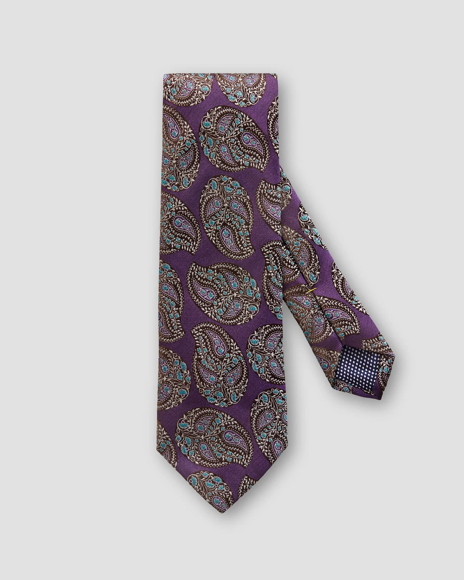 Eton - purple paisley tie