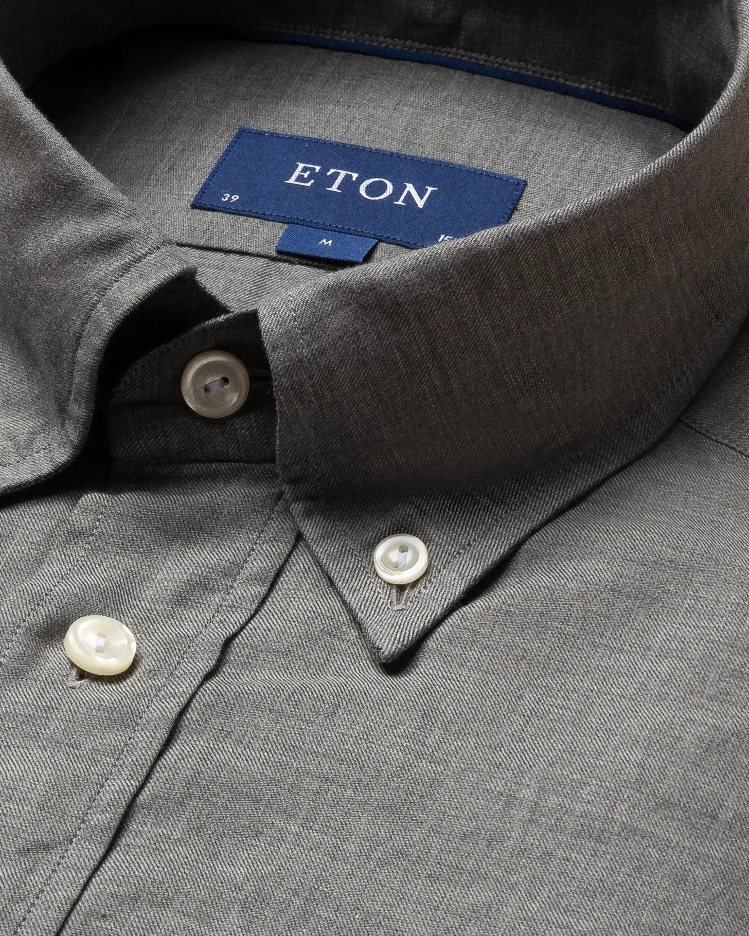 Eton - grey flannel shirt