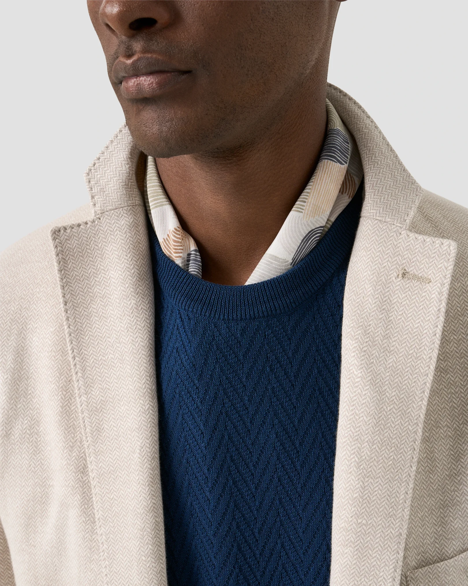 Eton - crew neck knit t shirt