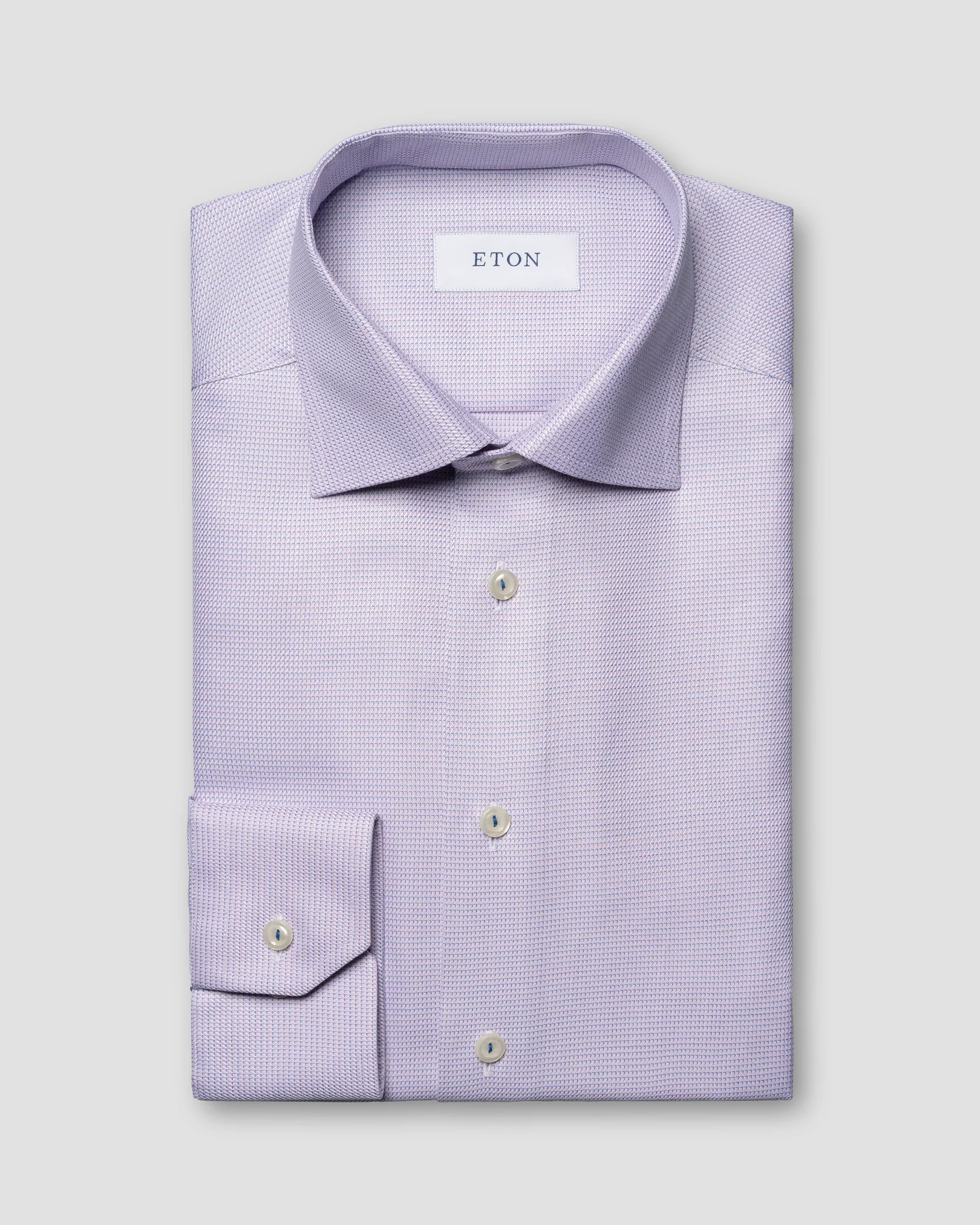 Eton - semi solid twill shirt