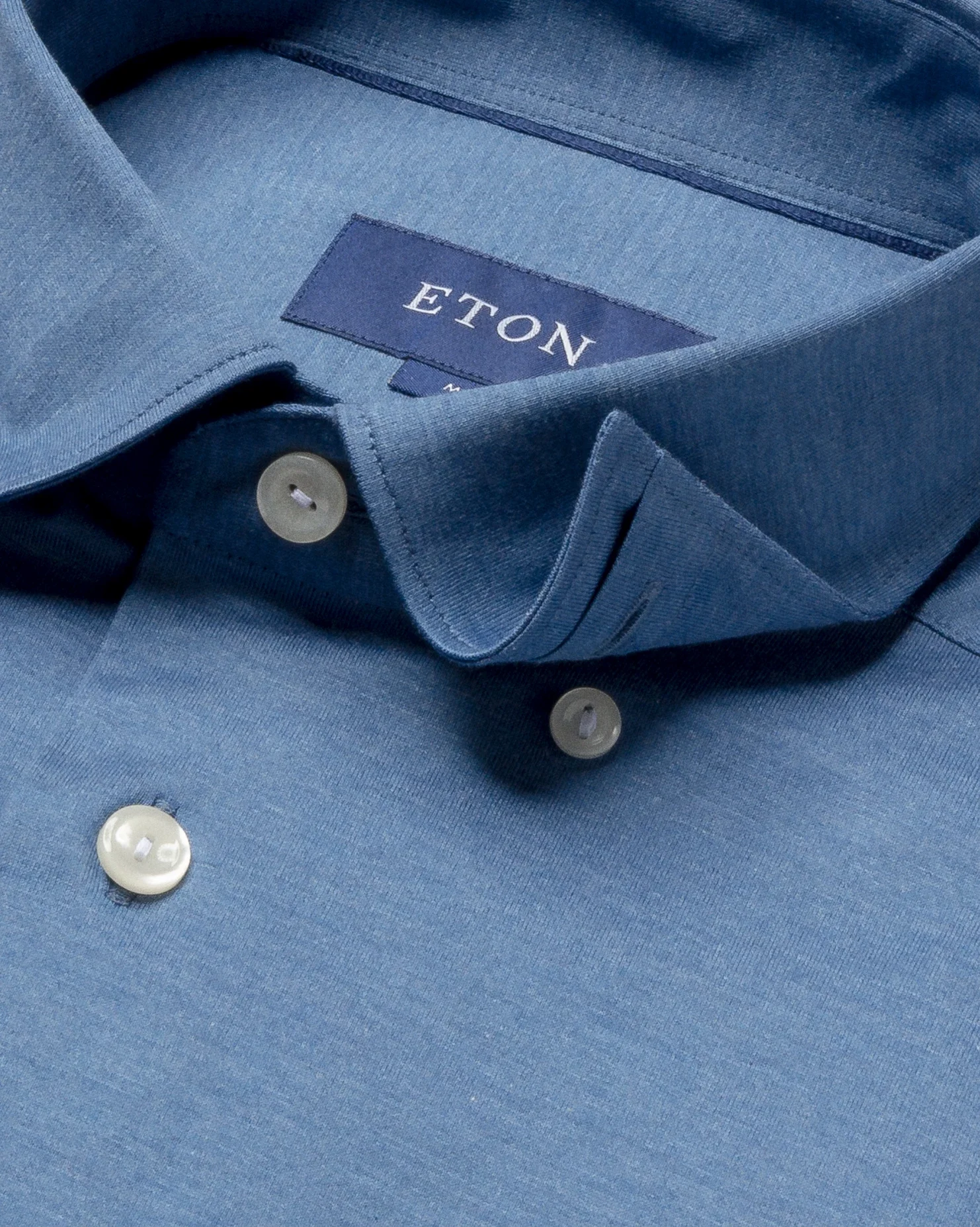 Eton - blue jersey shirt