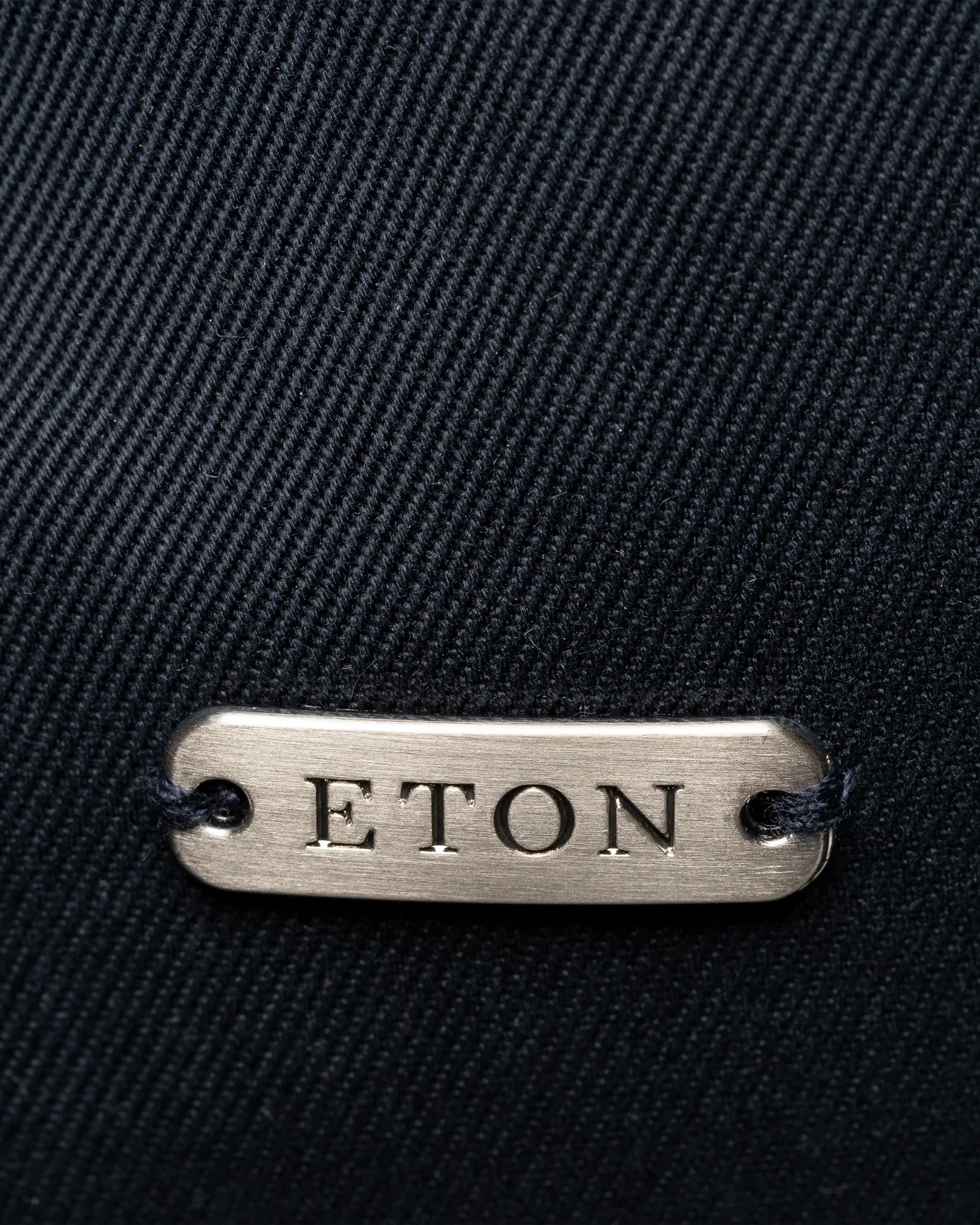 Eton - navy blue heavy cotton twill cap