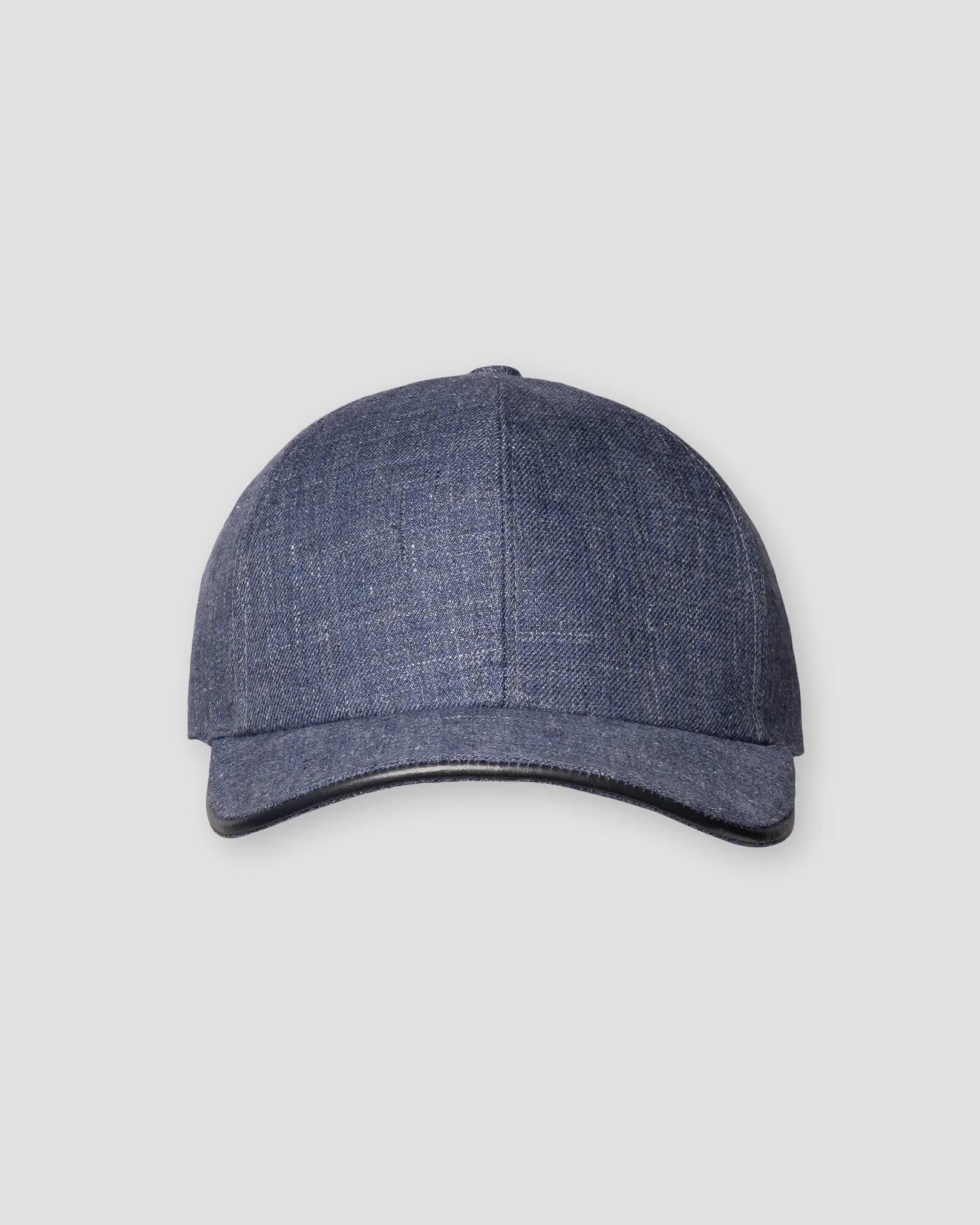 Eton - navy blue elegant linen cap