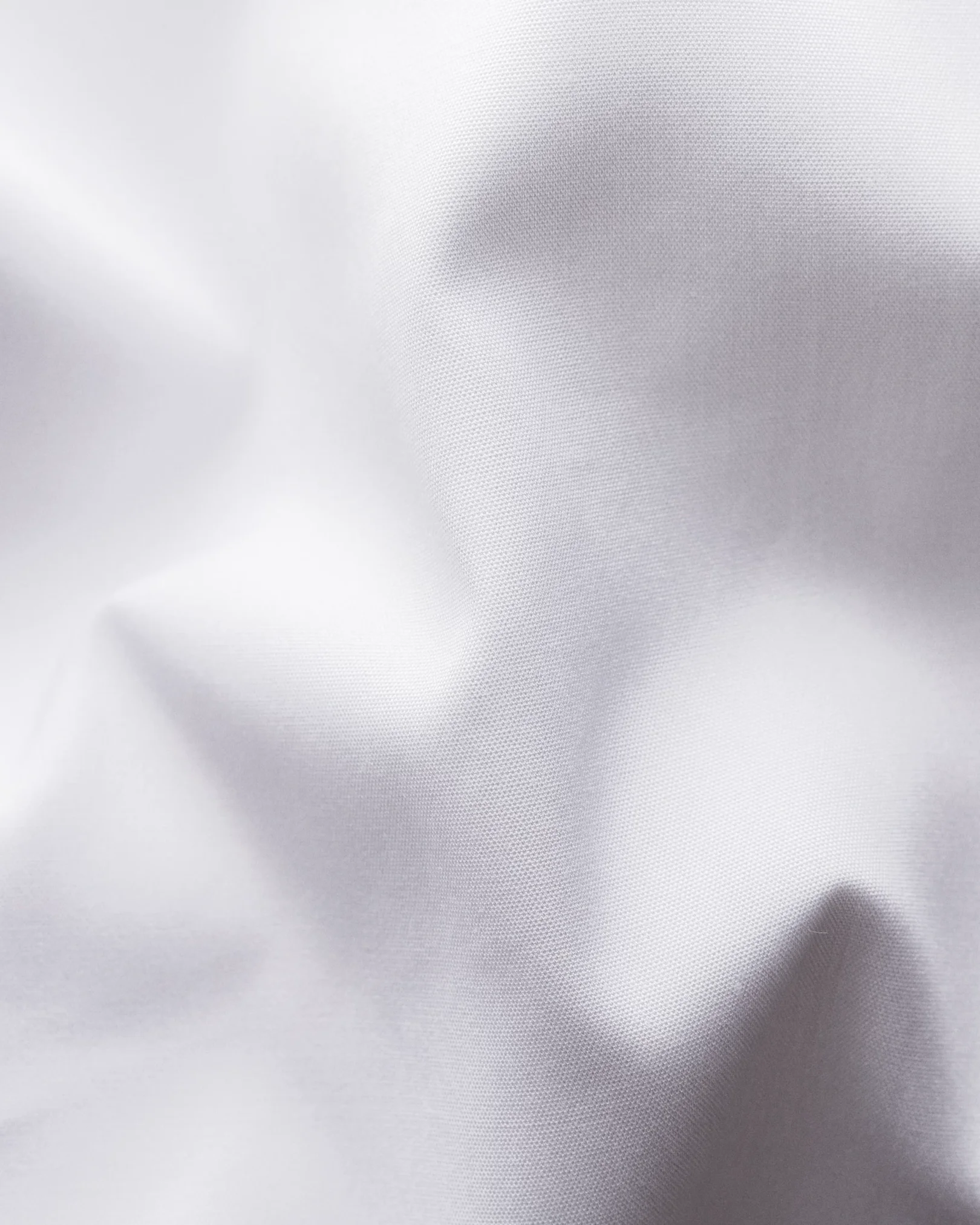 Eton - white plain poplin shirt pointed collar