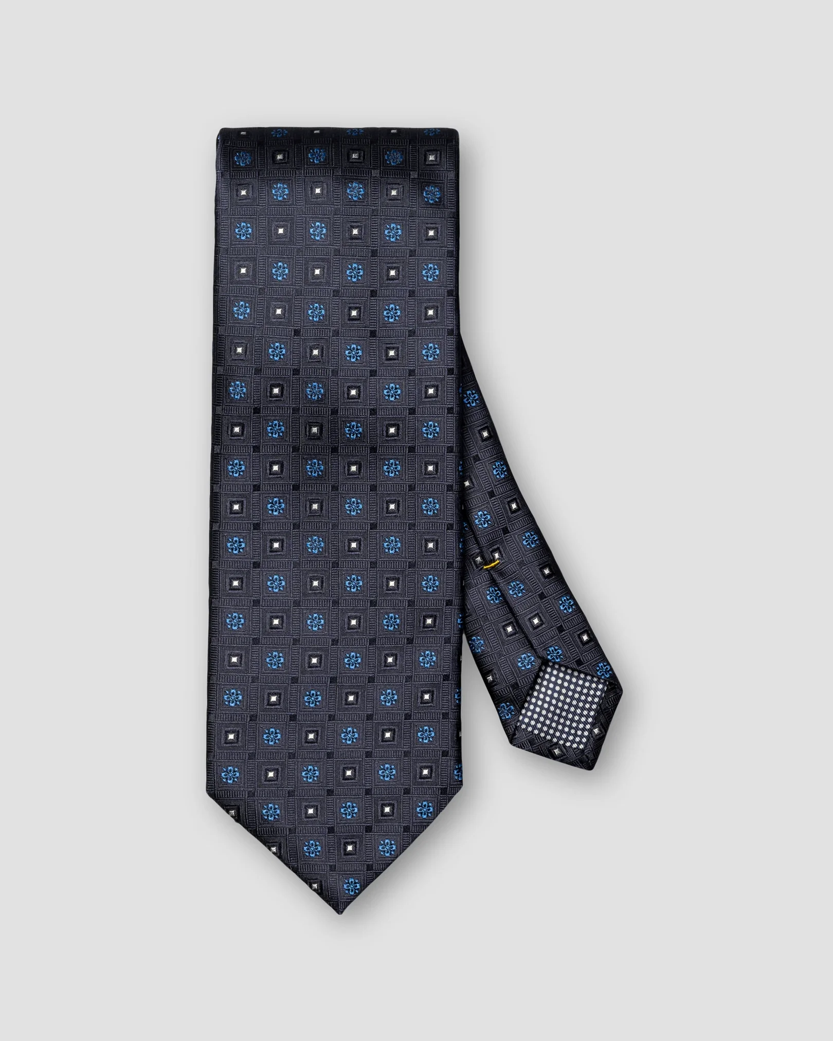 Eton - geometric 256 woven silk tie