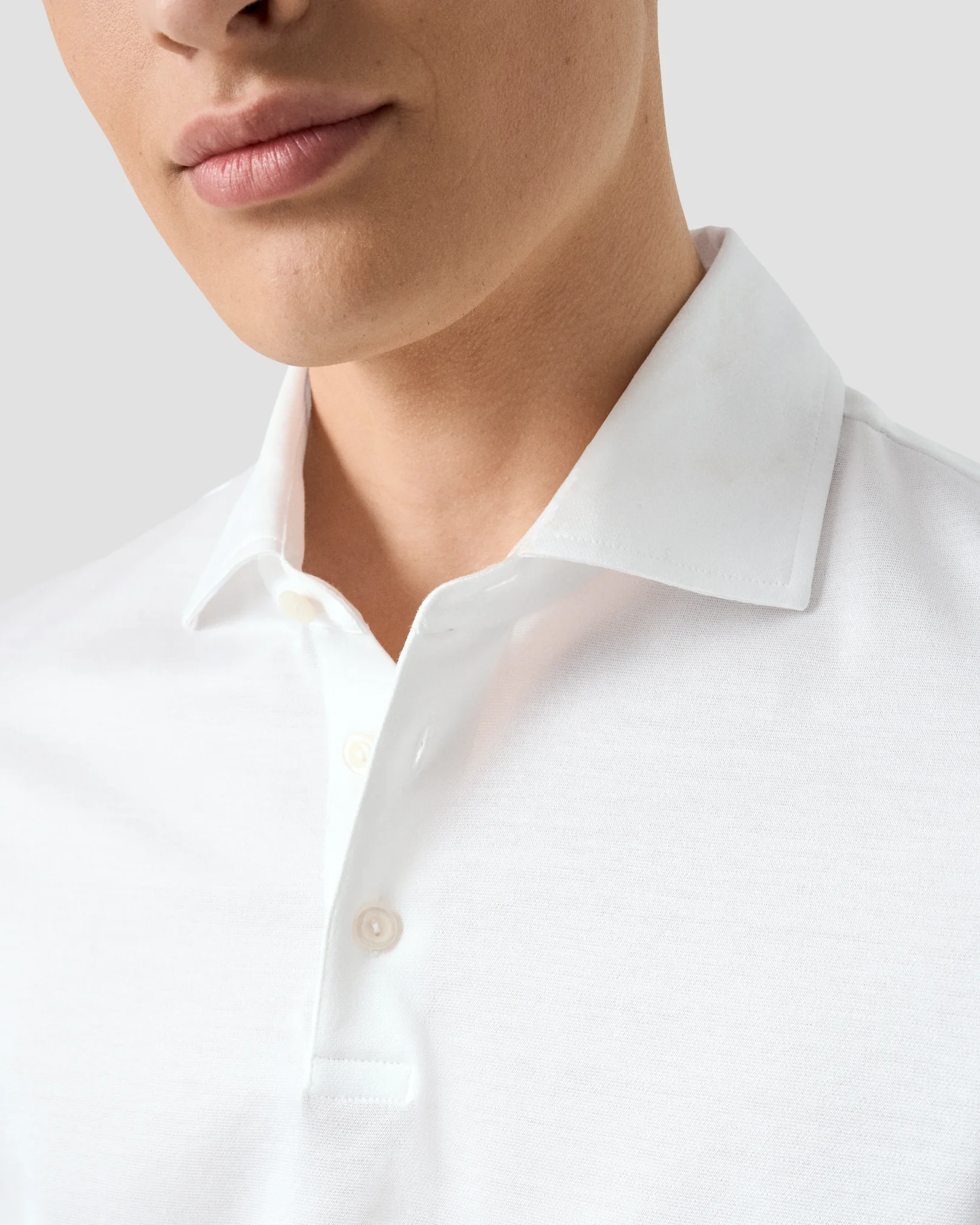 Eton - jaquard filo di scozia polo shirt