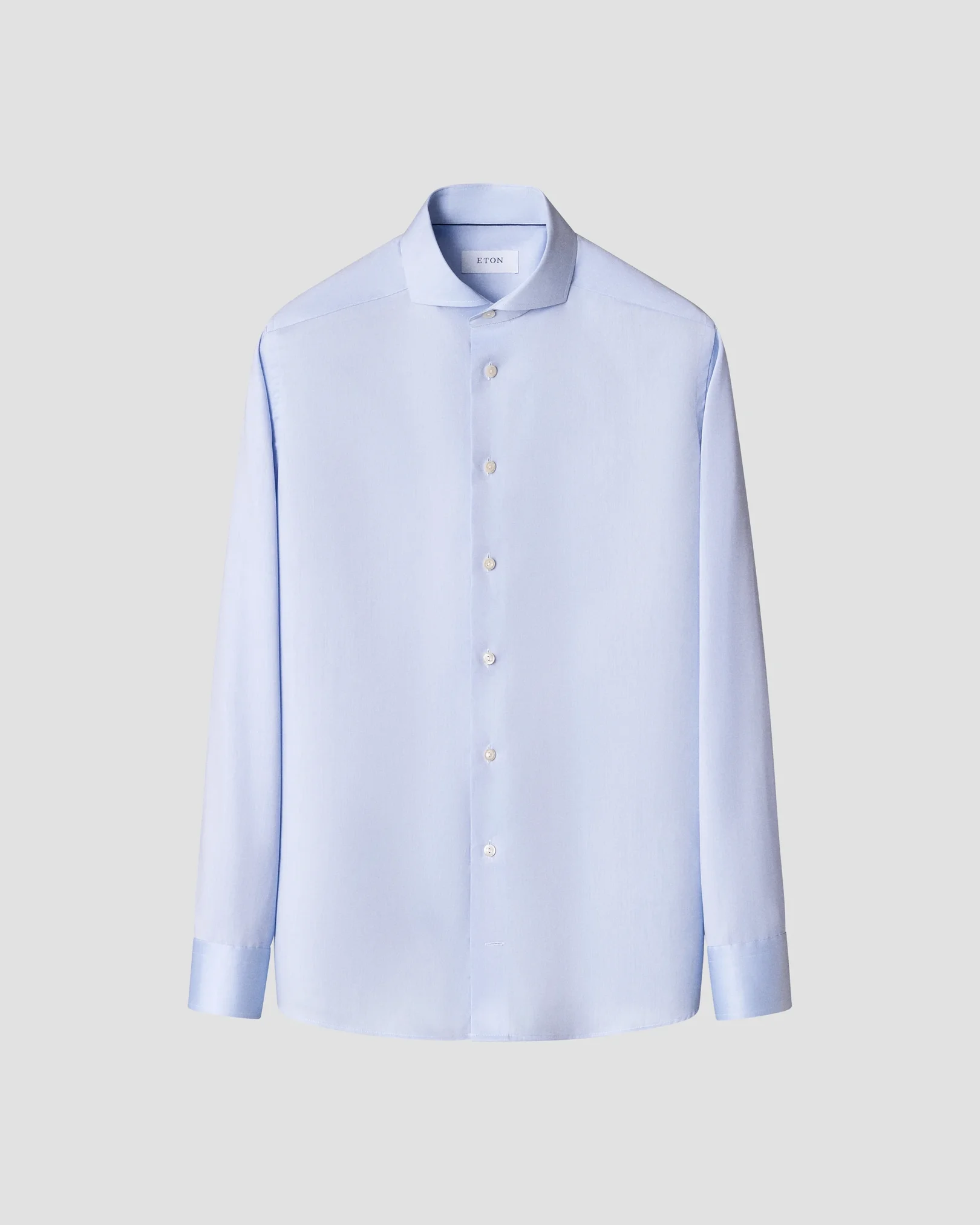 Eton - light blue shirt signature twill and extreme cut away