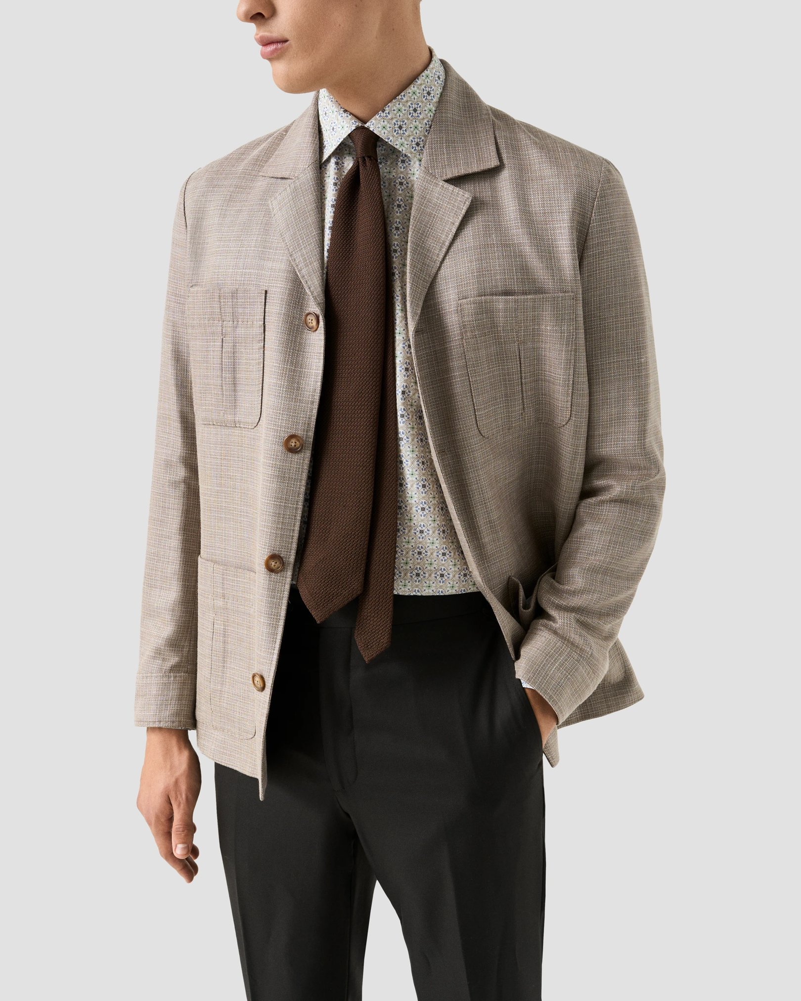 Eton - Motif Cotton & TENCEL™ Lyocell Shirt
