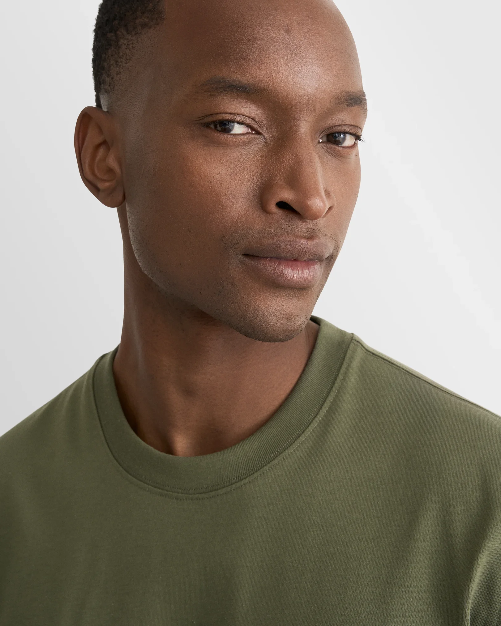 Eton - dark green single jersey supima cotton t shirt
