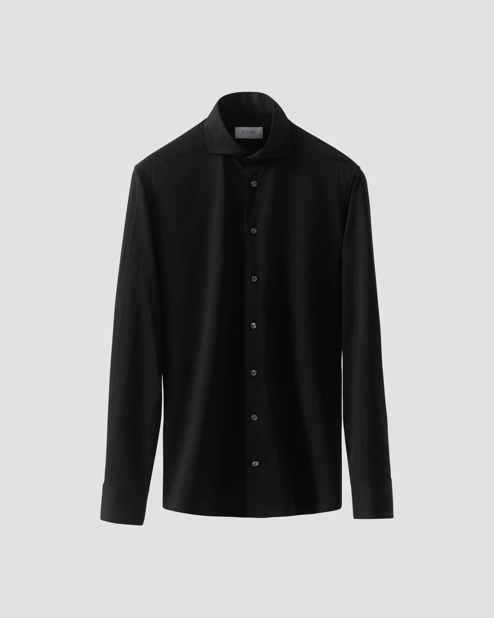 Eton - Black Four-Way Stretch Shirt