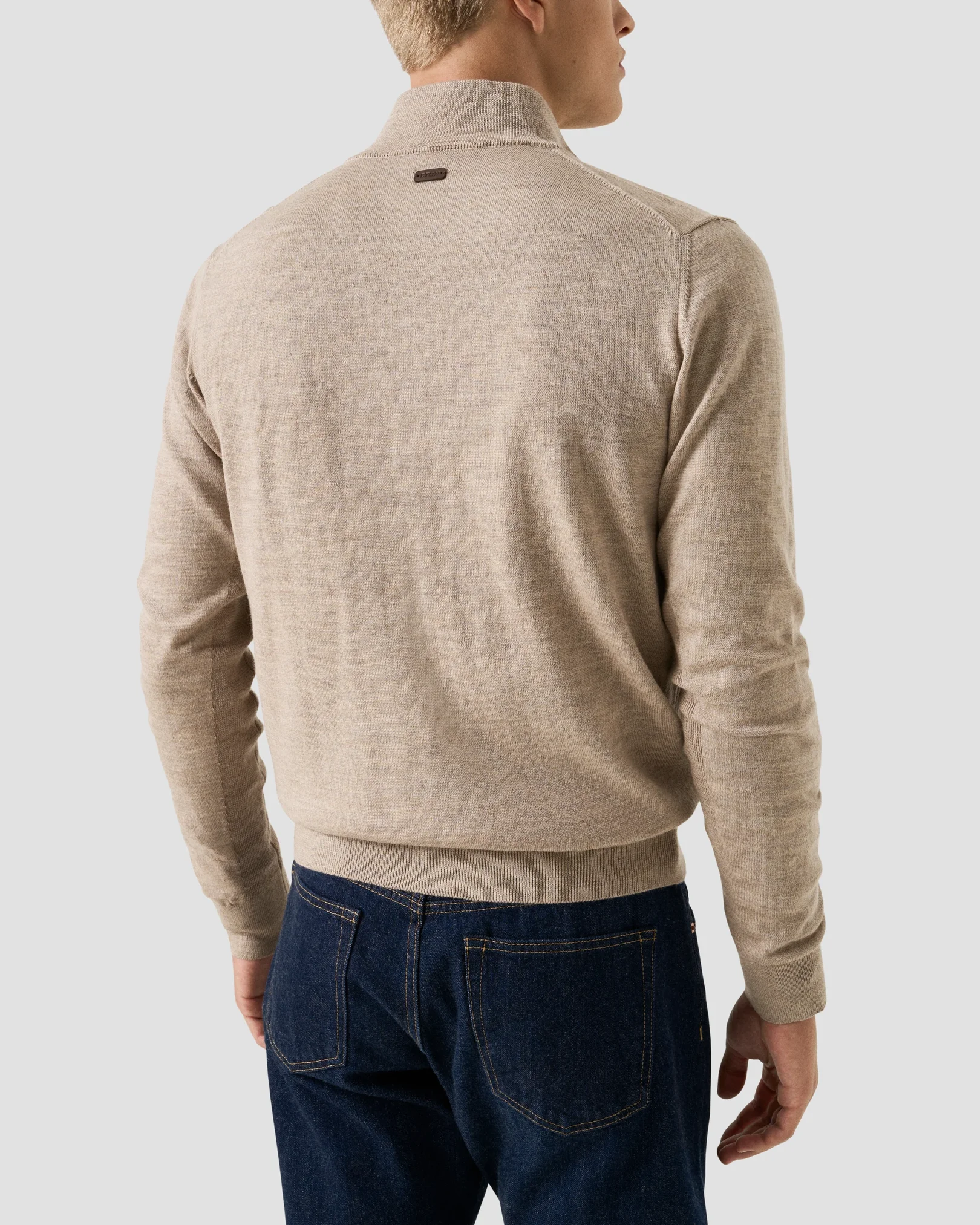 Eton - Full Zip Knit Cardigan