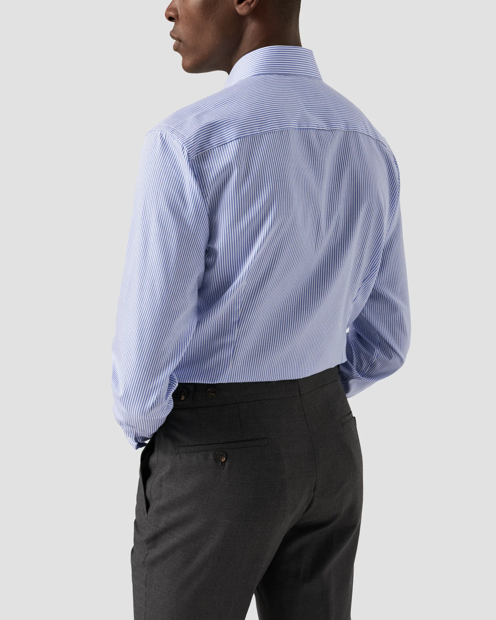 Eton - mid blue twill we1