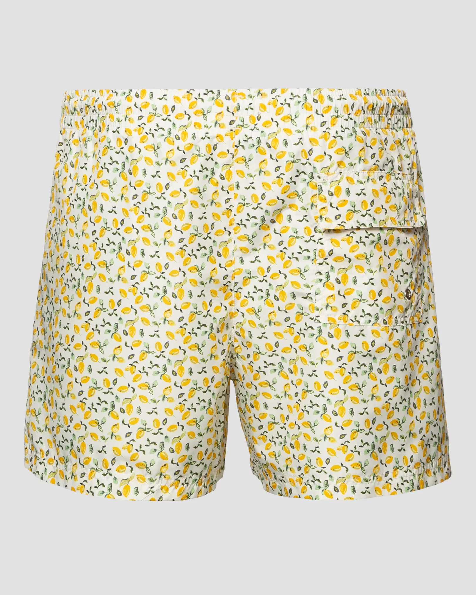 Eton - lemon print swim trunks