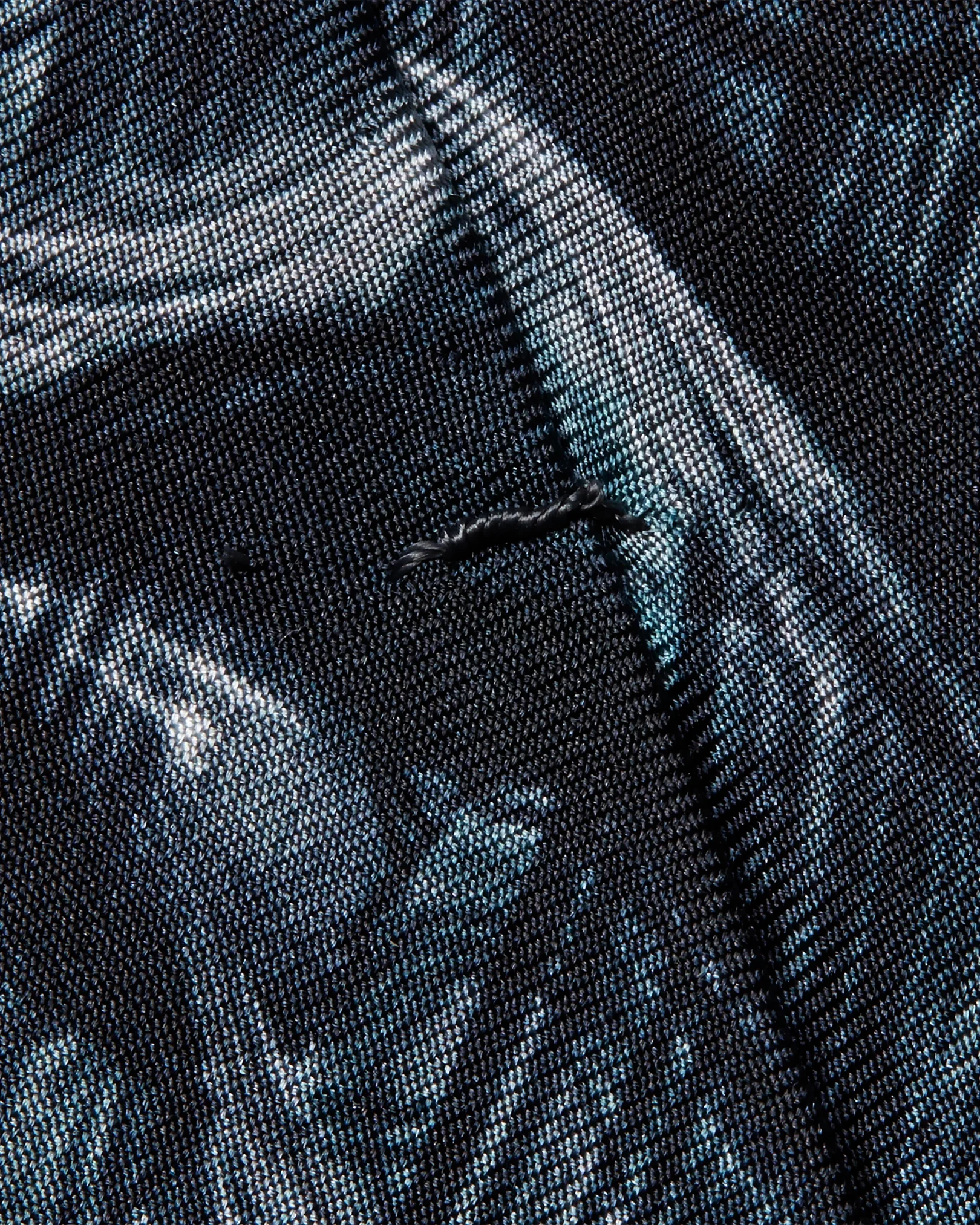 Eton - black geometric silk tie