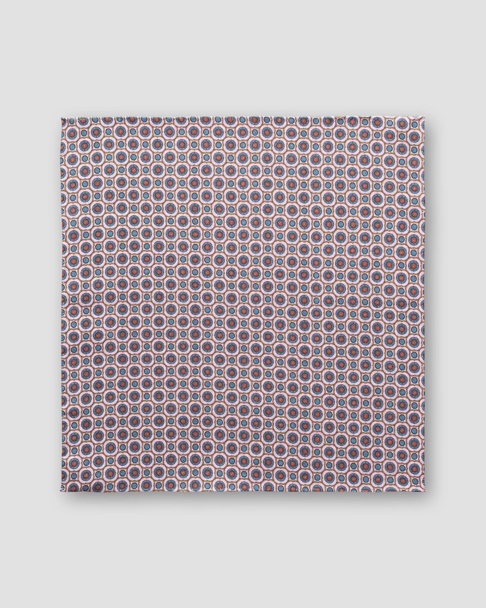 Eton - red micro print cotton pocket square