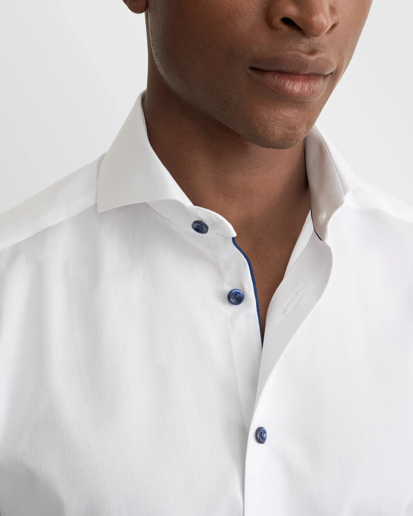 Eton - solid signature twill navydetails