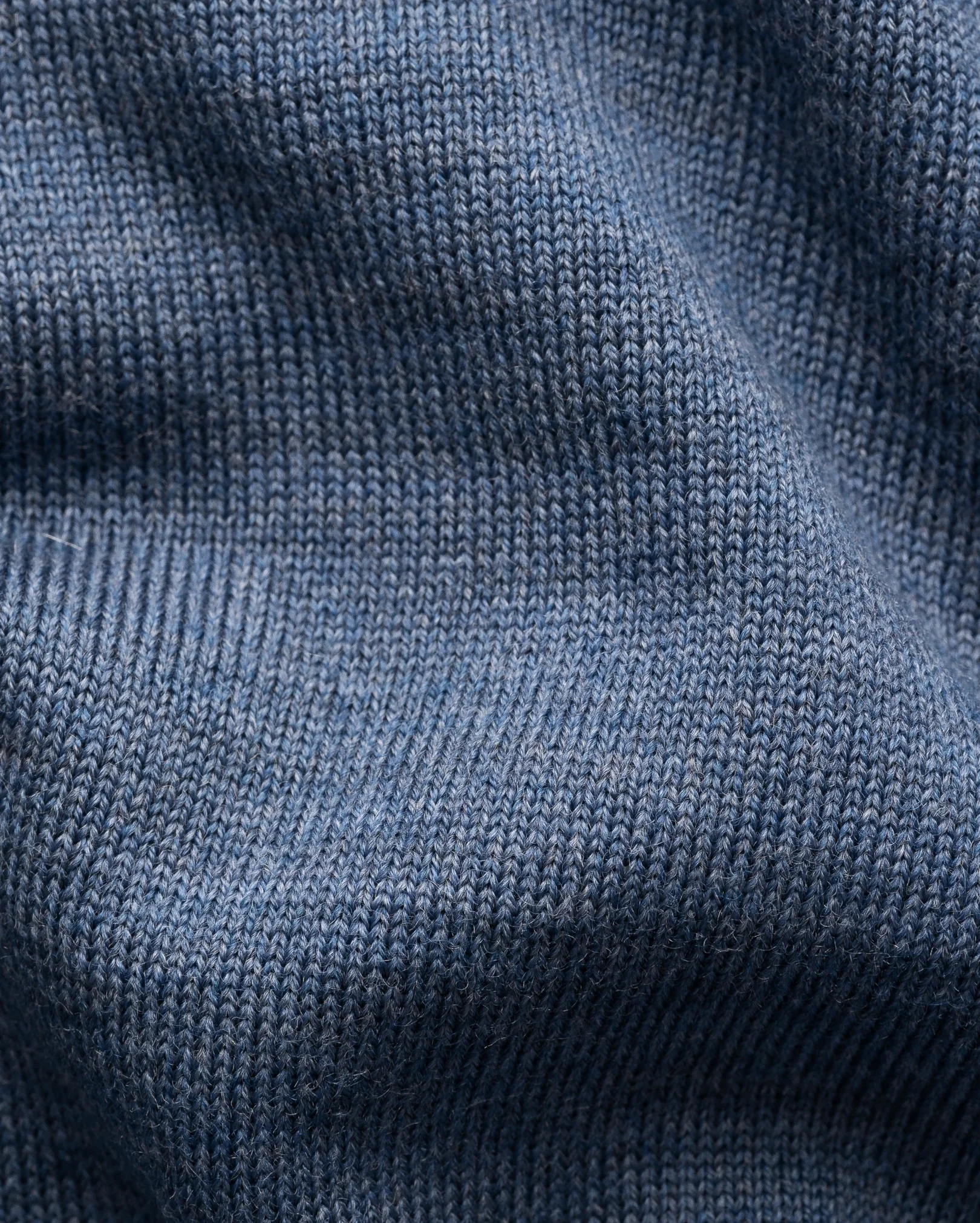 Eton - light blue merino knit crewneck