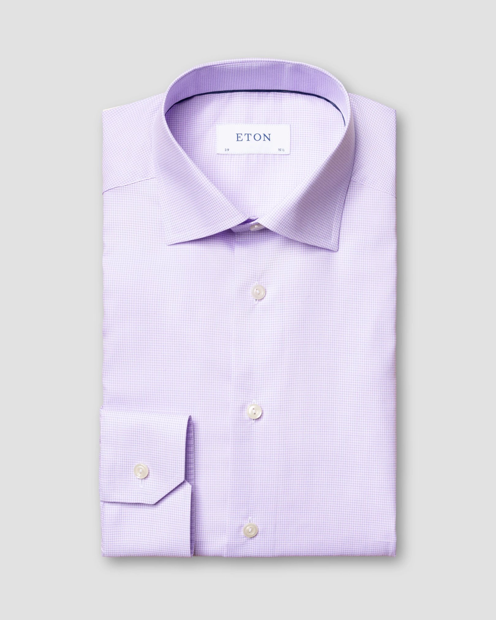 Eton - purple fine twill