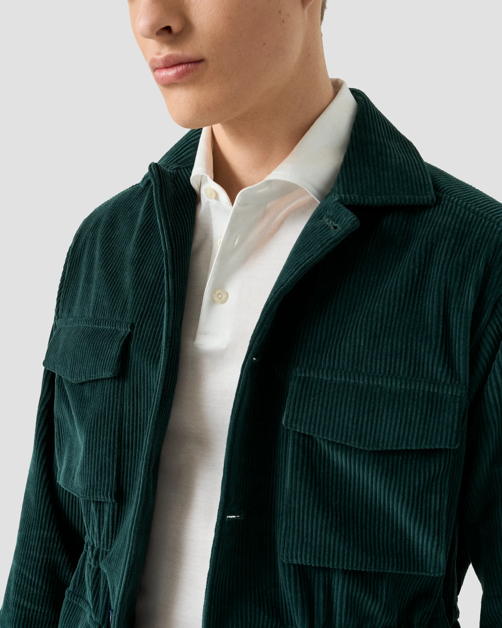 Eton - jaquard filo di scozia polo shirt