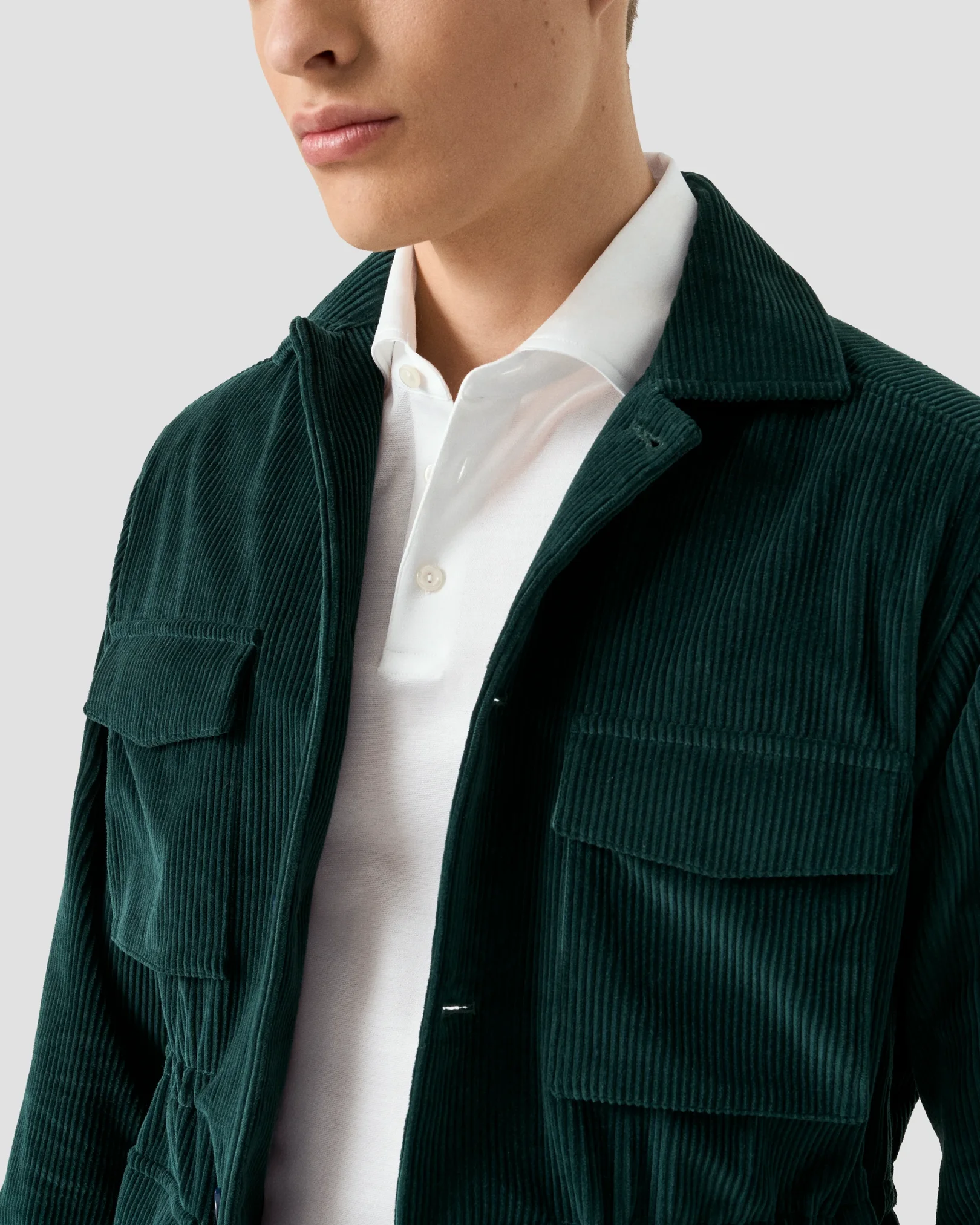 Eton - jaquard filo di scozia polo shirt