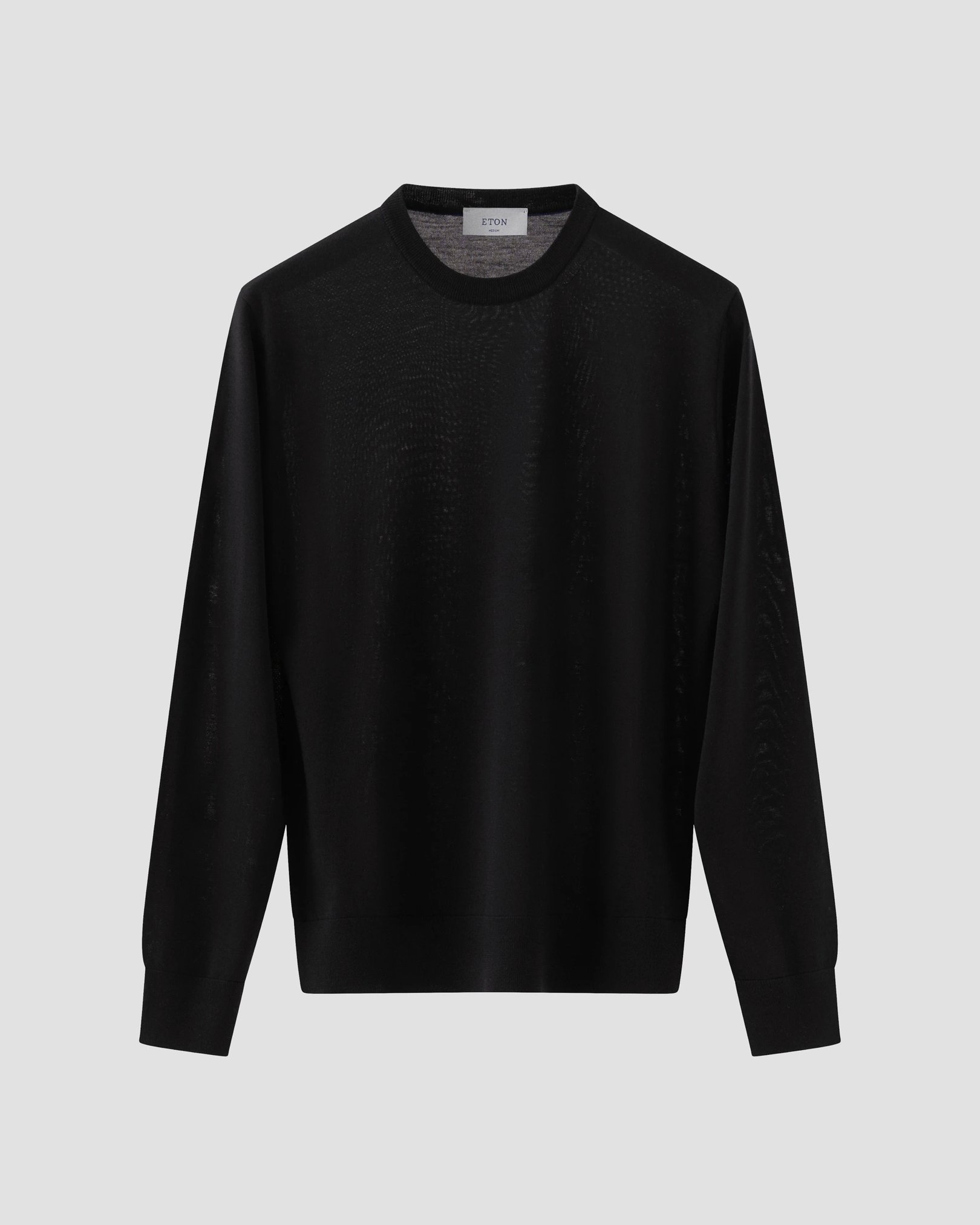 Eton - black knitted merino