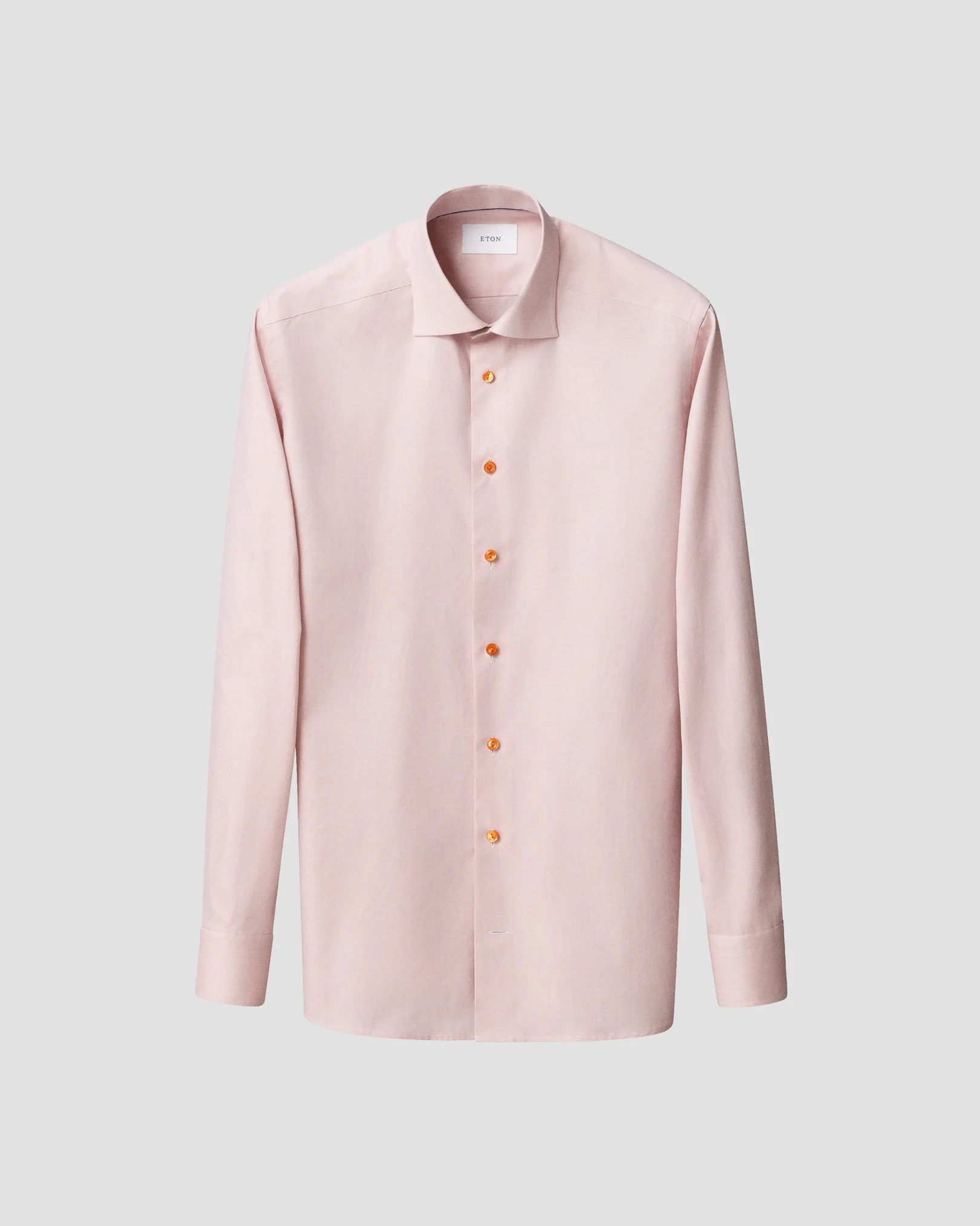 Eton - yellow semi solid signature twill shirt