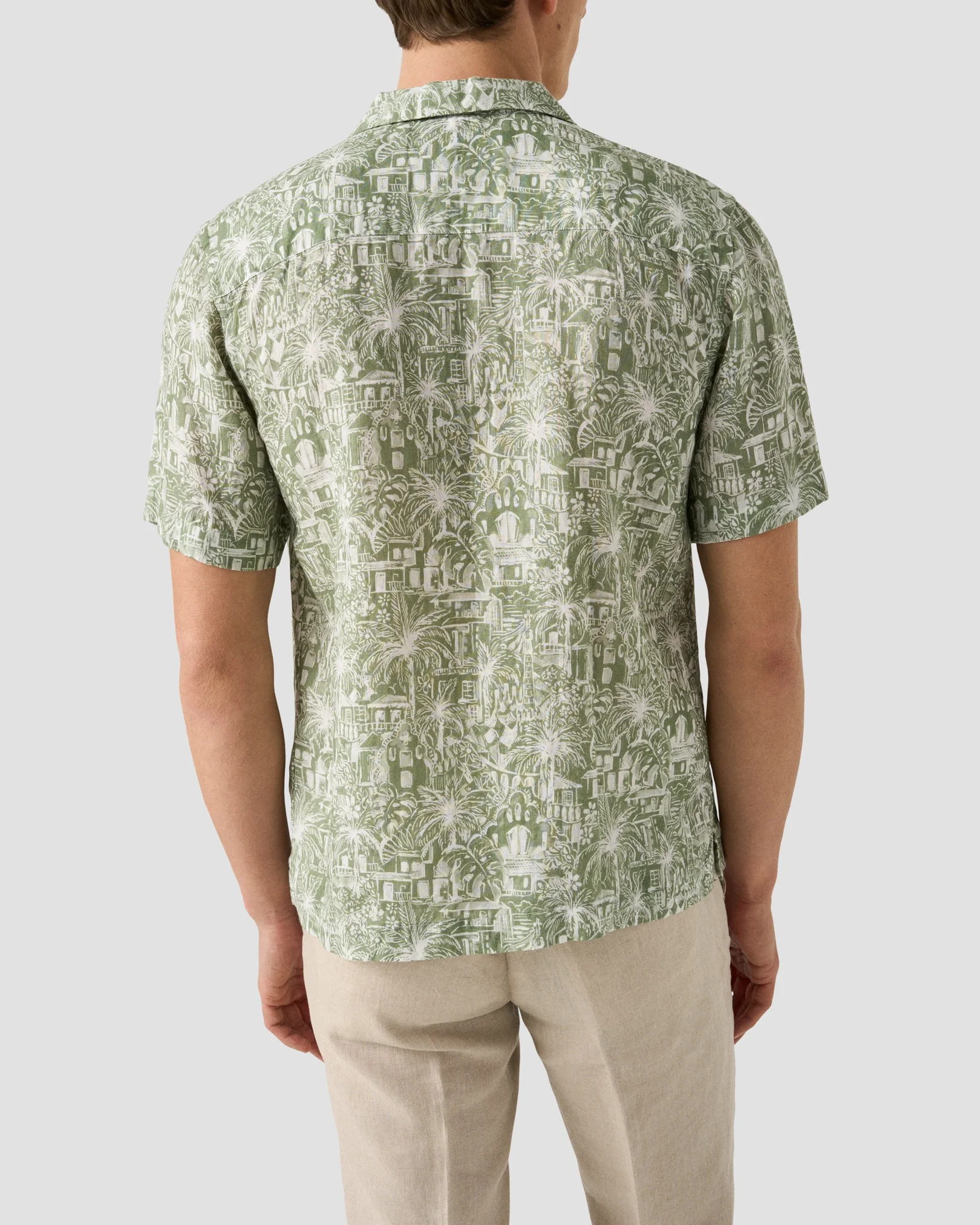 Eton - Floral Print Resort Shirt