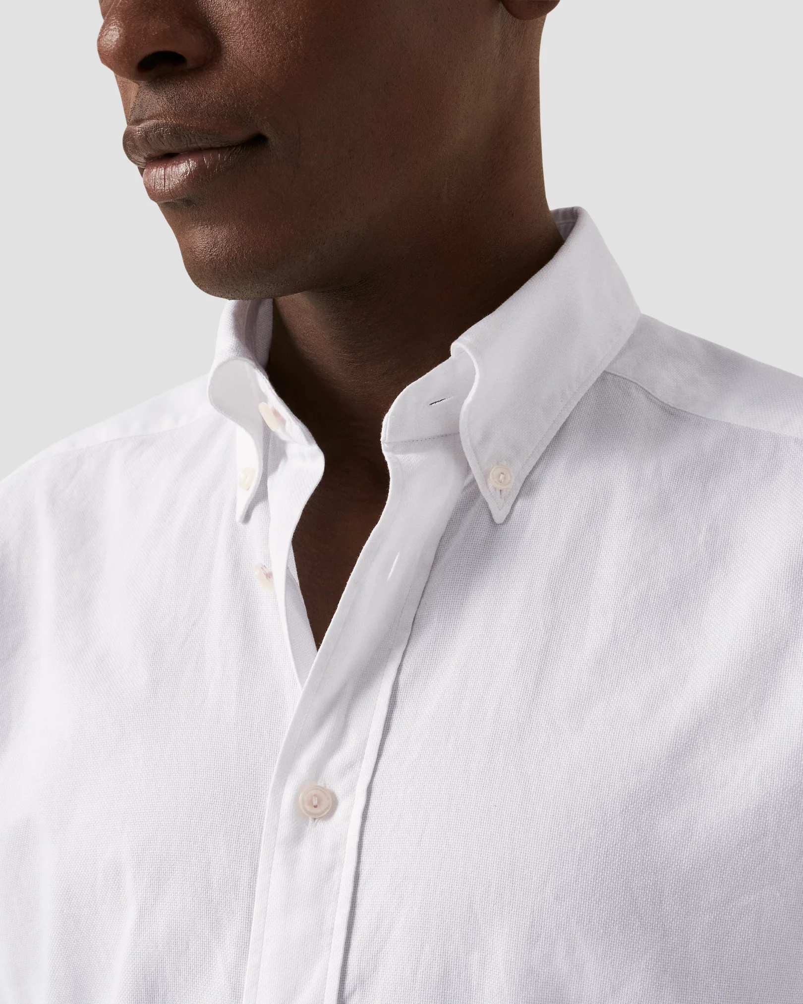 Eton - white royal oxford shirt soft