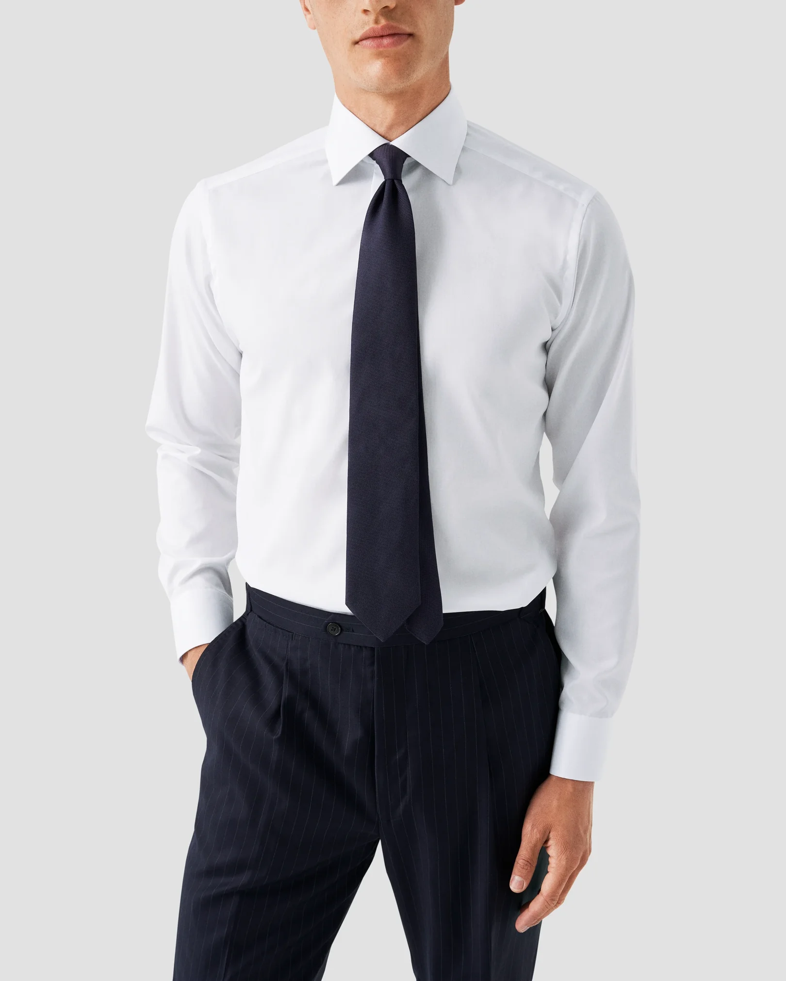 Eton - Chemise en Twill Signature Uni