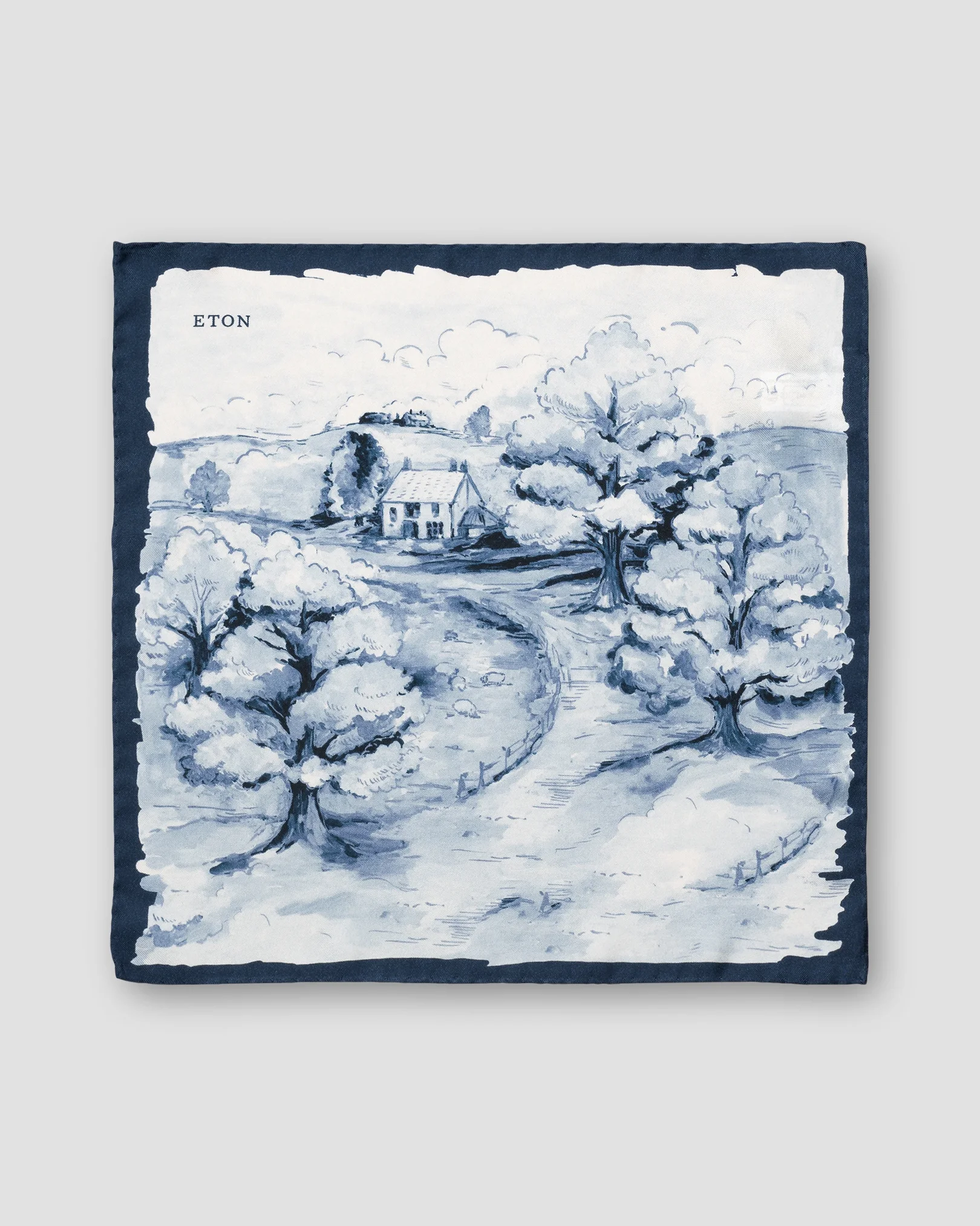 Eton - motif silk pocket square