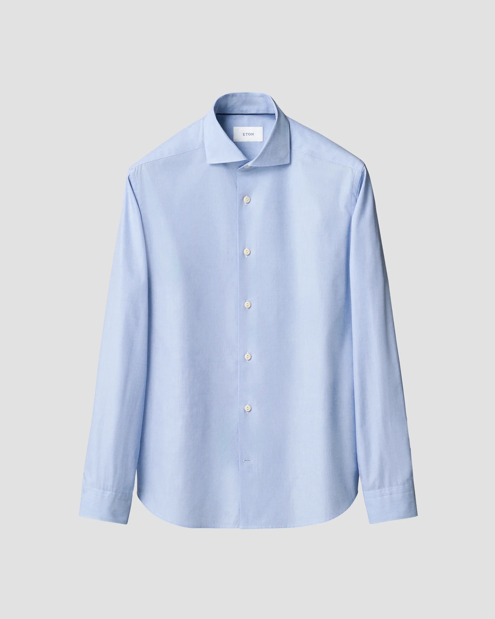 Eton - mid blue end on end breeze poplin shirt 261