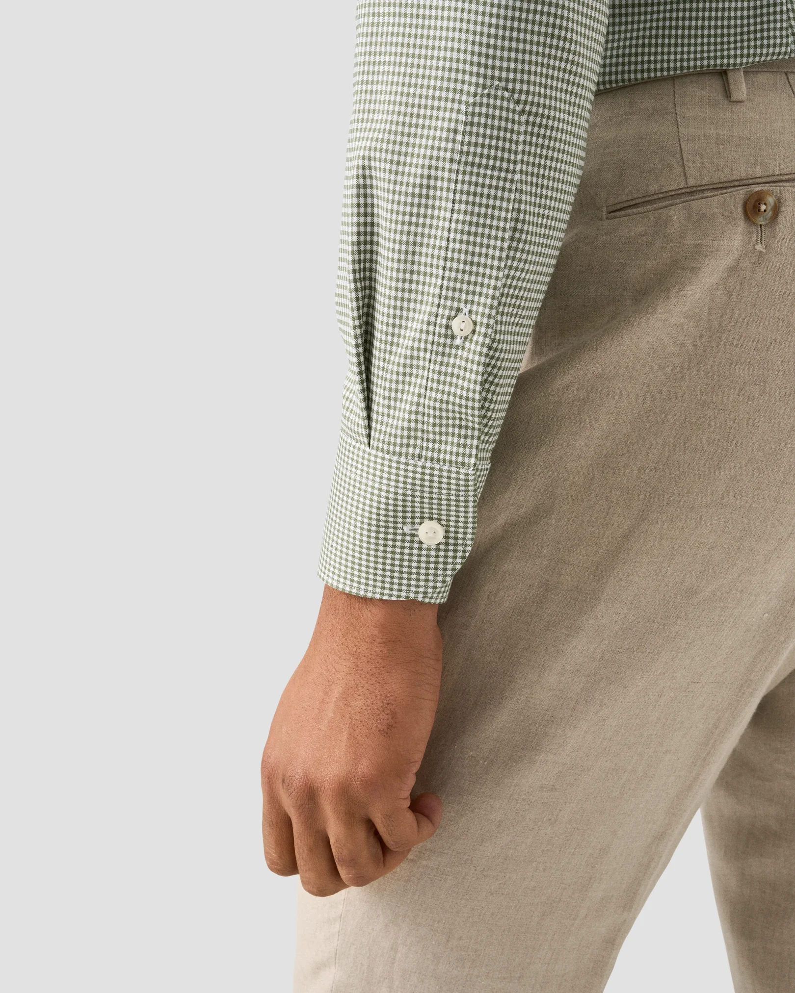 Eton - check signature oxford shirt button down