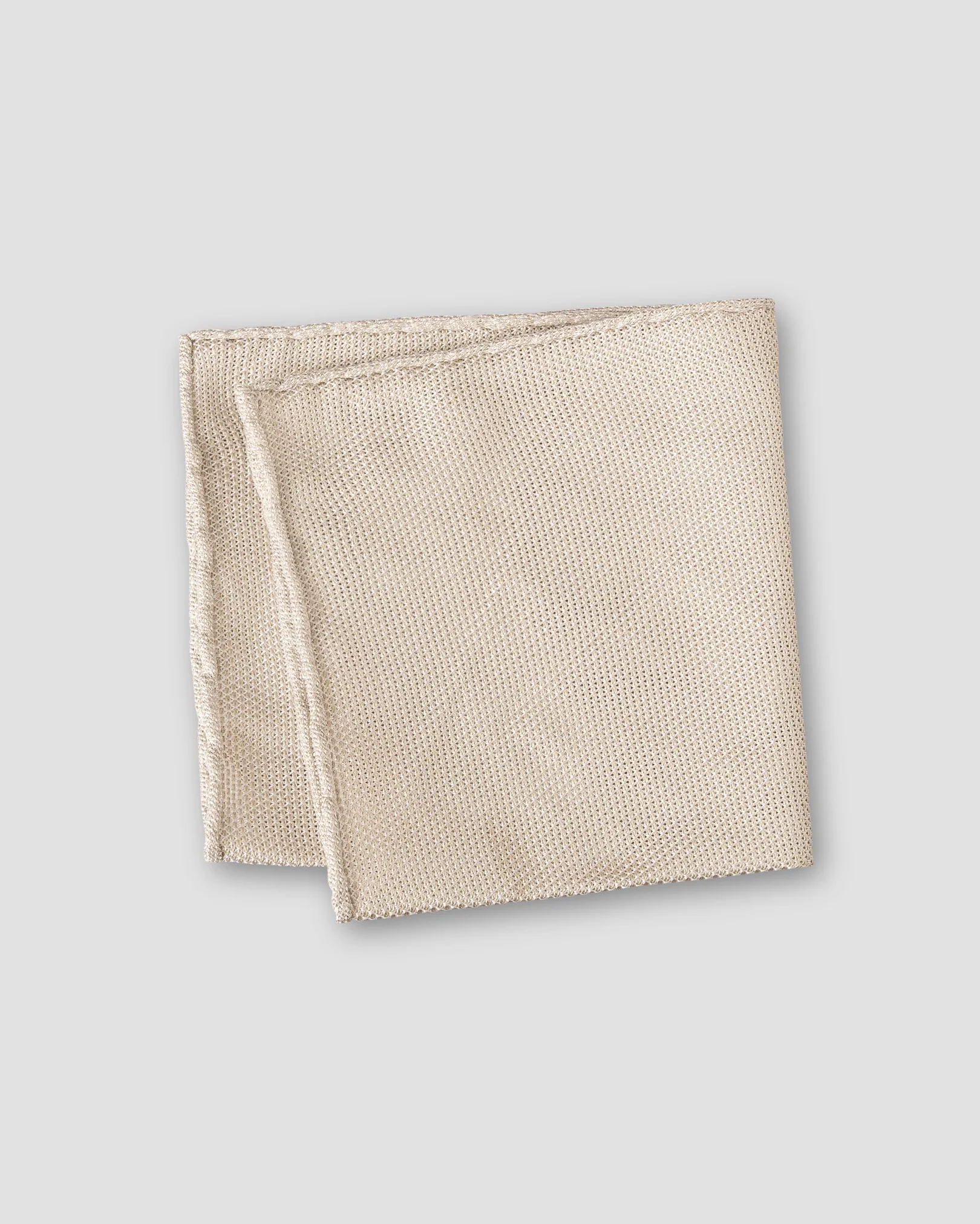 Eton - beige garza fina pocket square