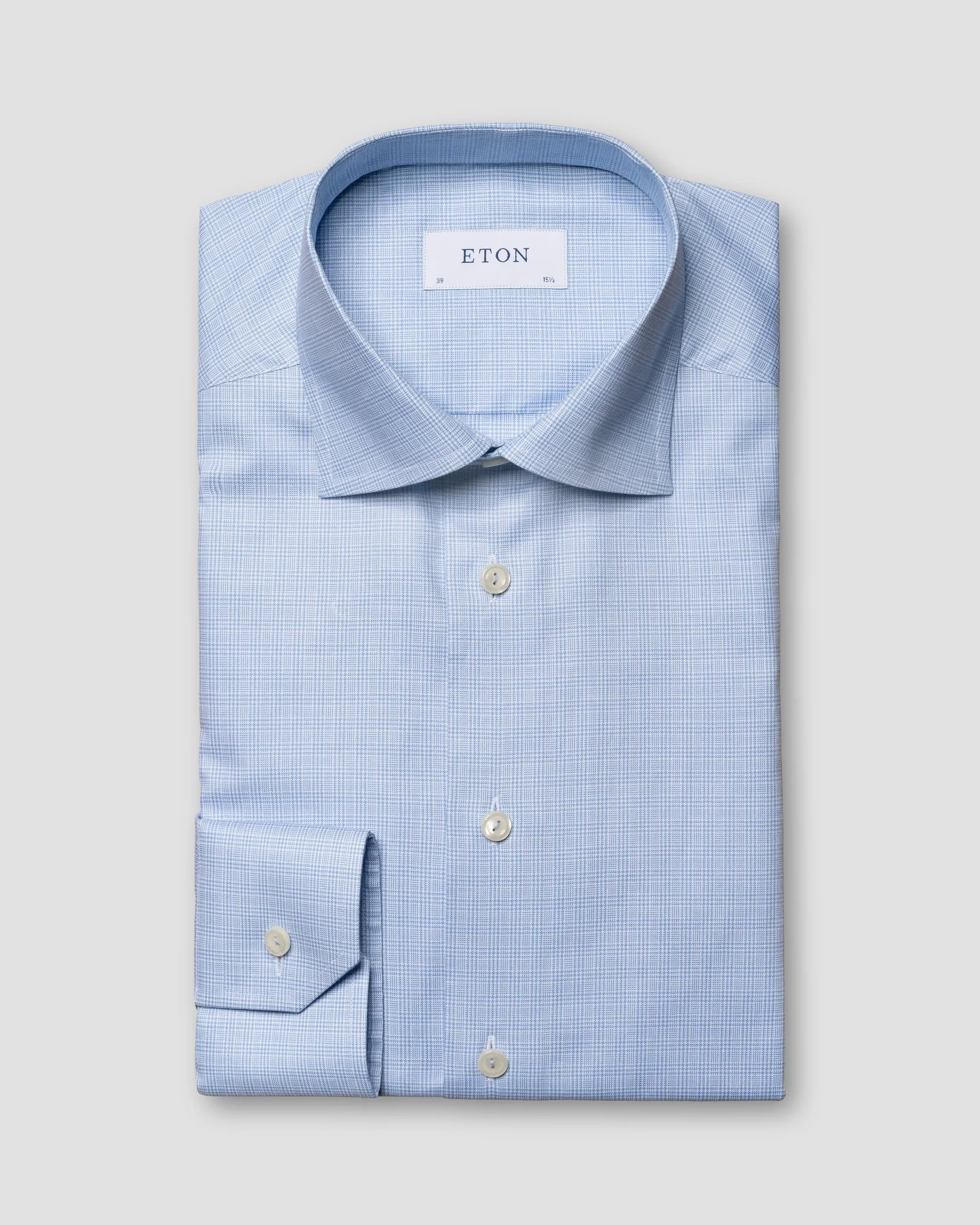 Eton - light blue oxford cut away single contemporary