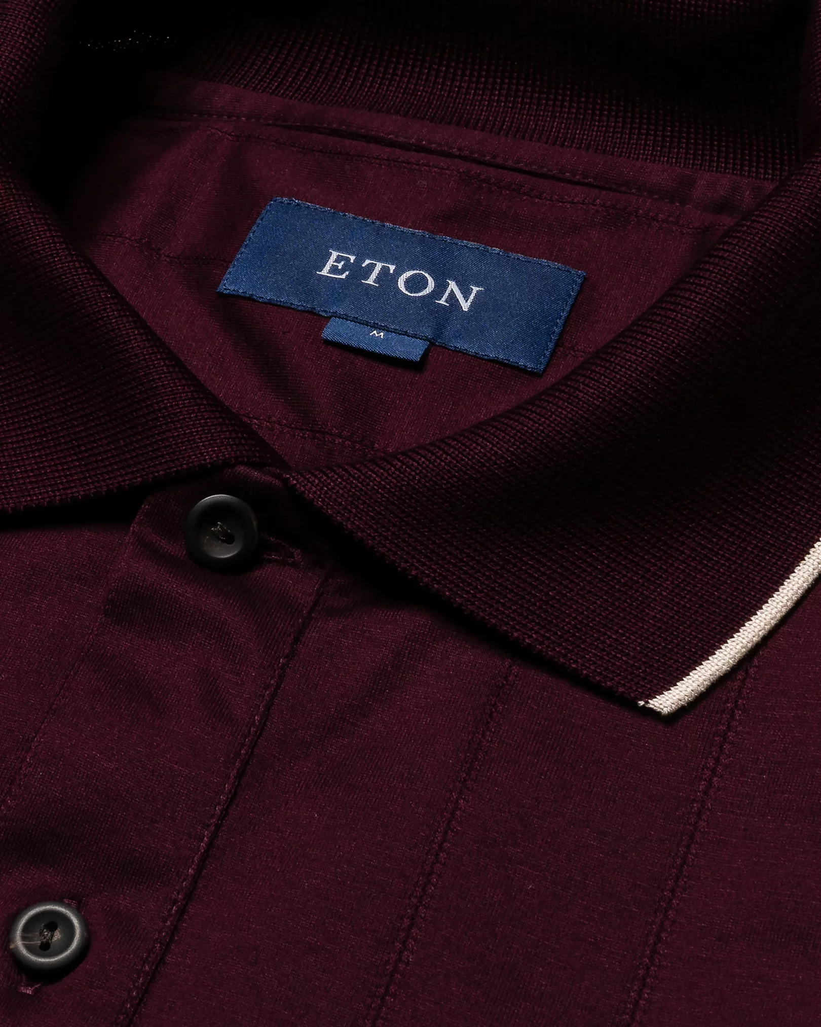 Eton - dark purple knitted jersey long sleeve